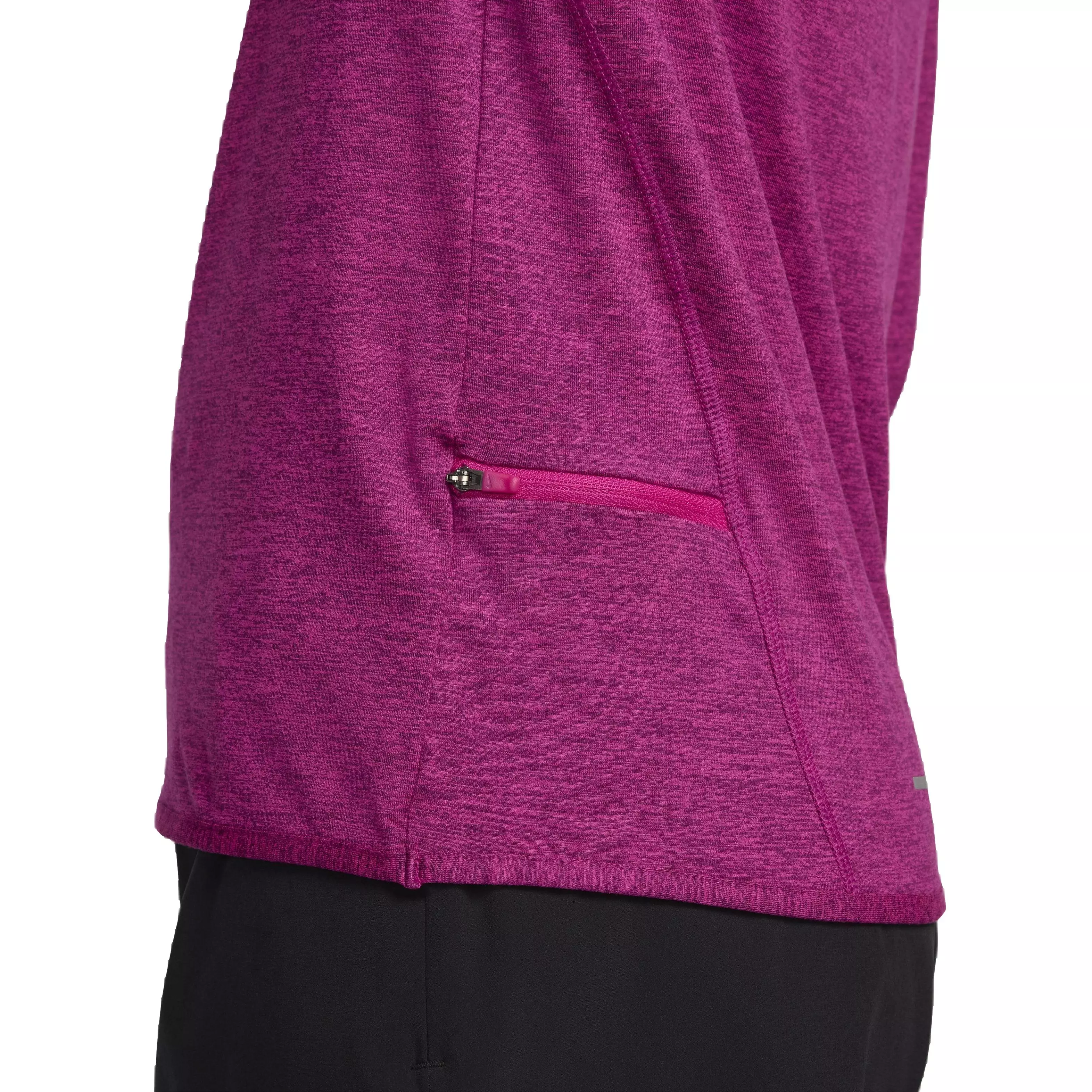 Nike Women's Swift Element Dri-FIT UV 1/4 Zip Running Top - PINK