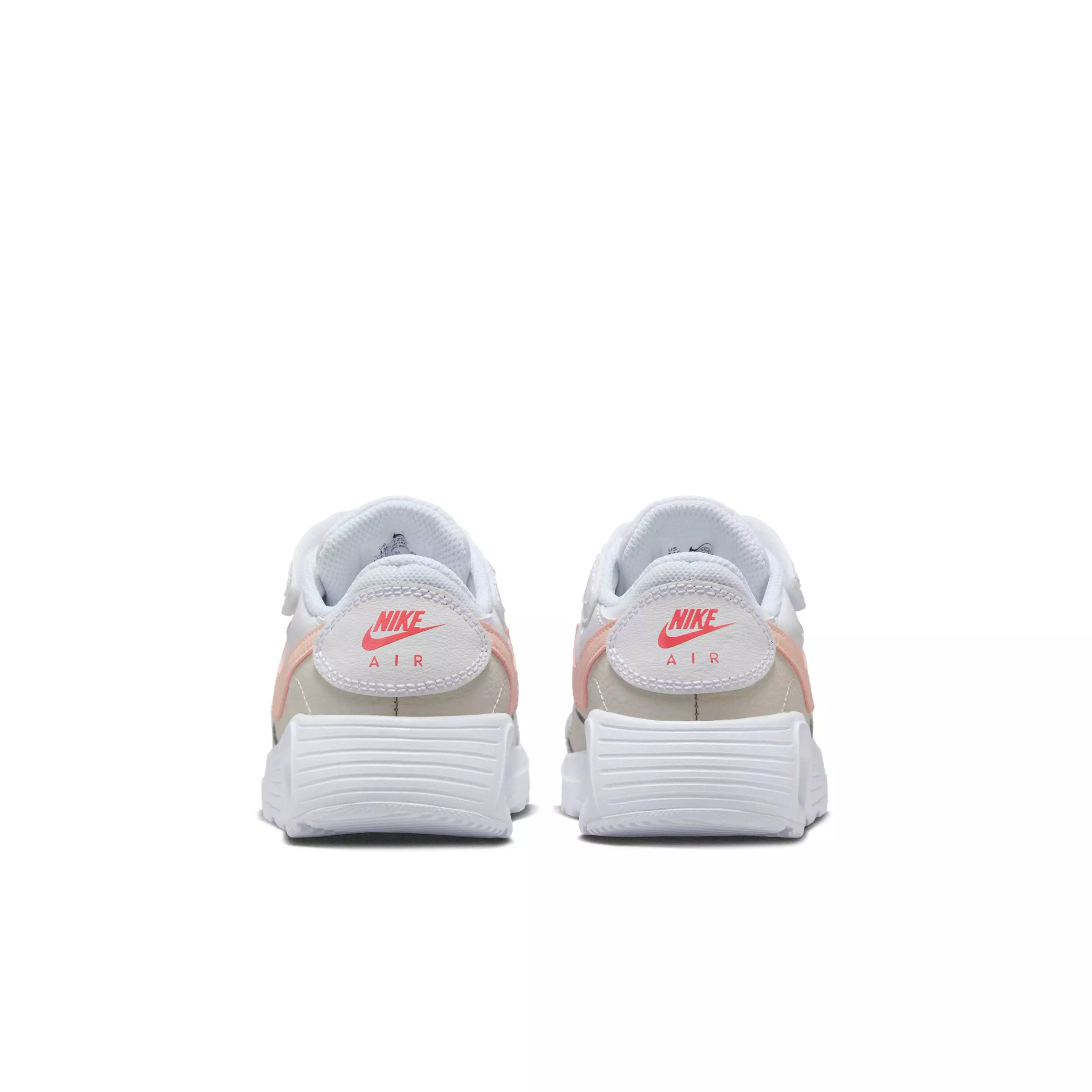 Nike Air Max SC "White/Light Orewood Brown/Ember Glow/Echo Pink" Preschool Girls' Shoe - WHITE/LT BROWN/EMBER/PINK