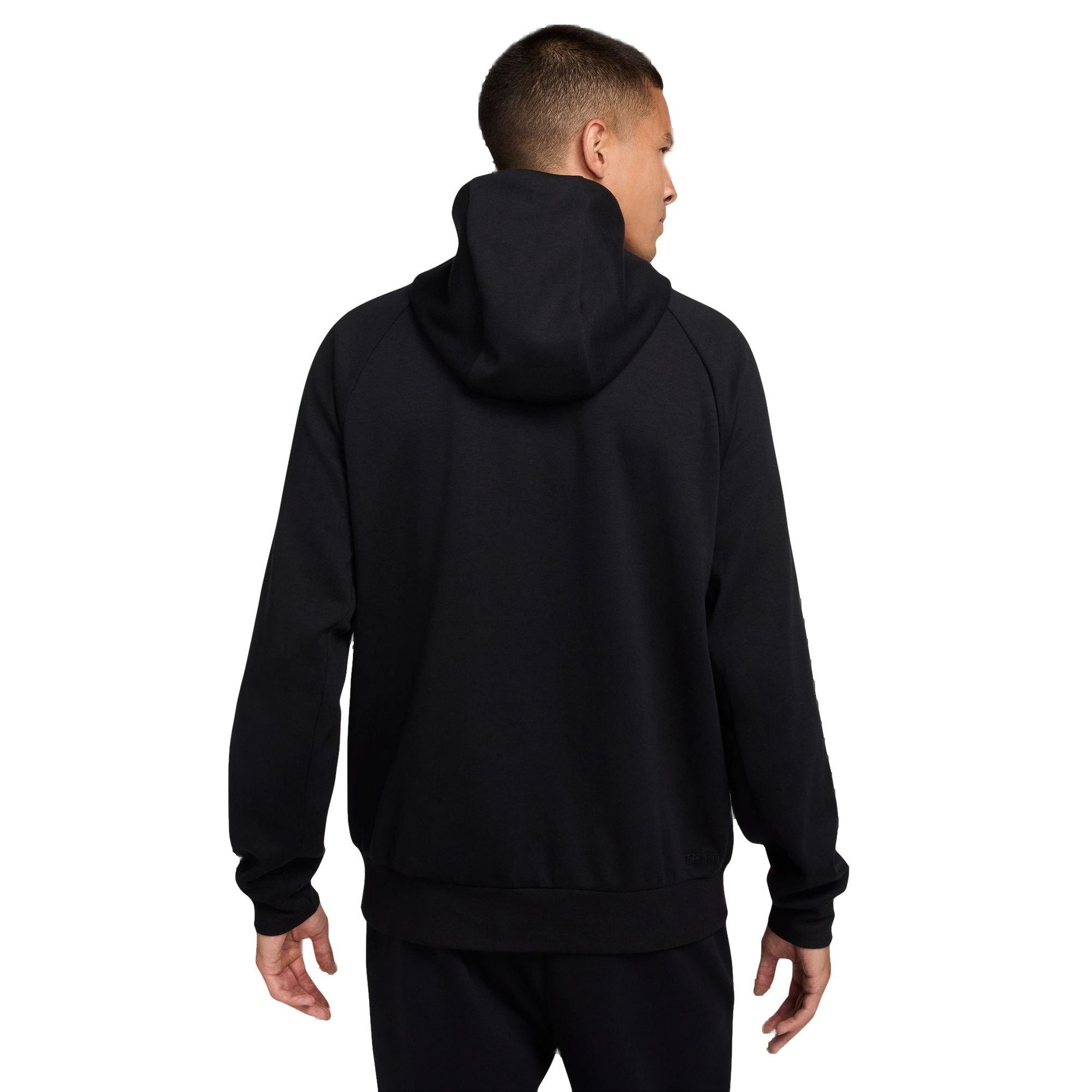 Nike Men's Primary Dri-FIT UV Full-Zip Versatile Jacket - BLACK Thumbnail View 2