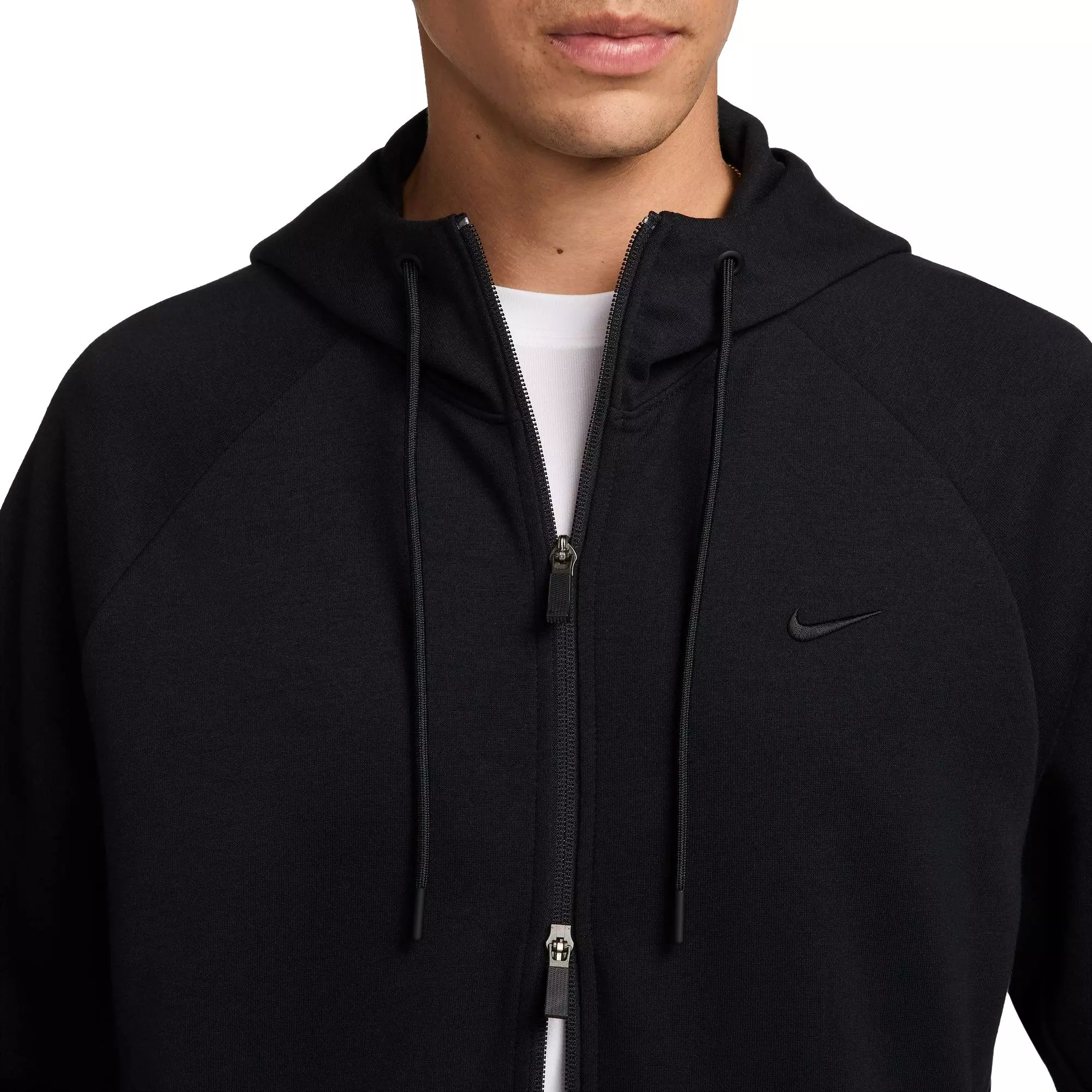Nike Men's Primary Dri-FIT UV Full-Zip Versatile Jacket - BLACK