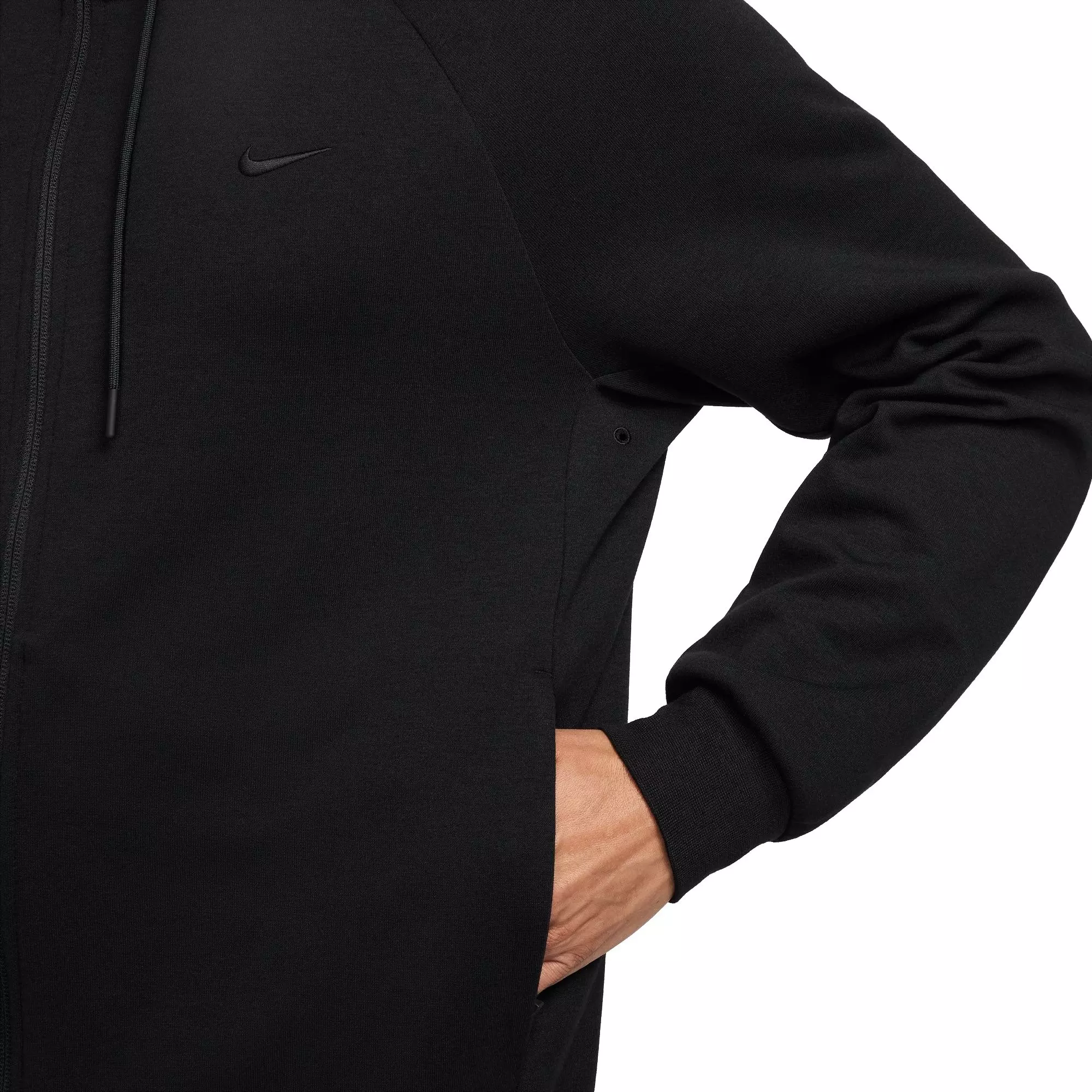 Nike Men's Primary Dri-FIT UV Full-Zip Versatile Jacket - BLACK