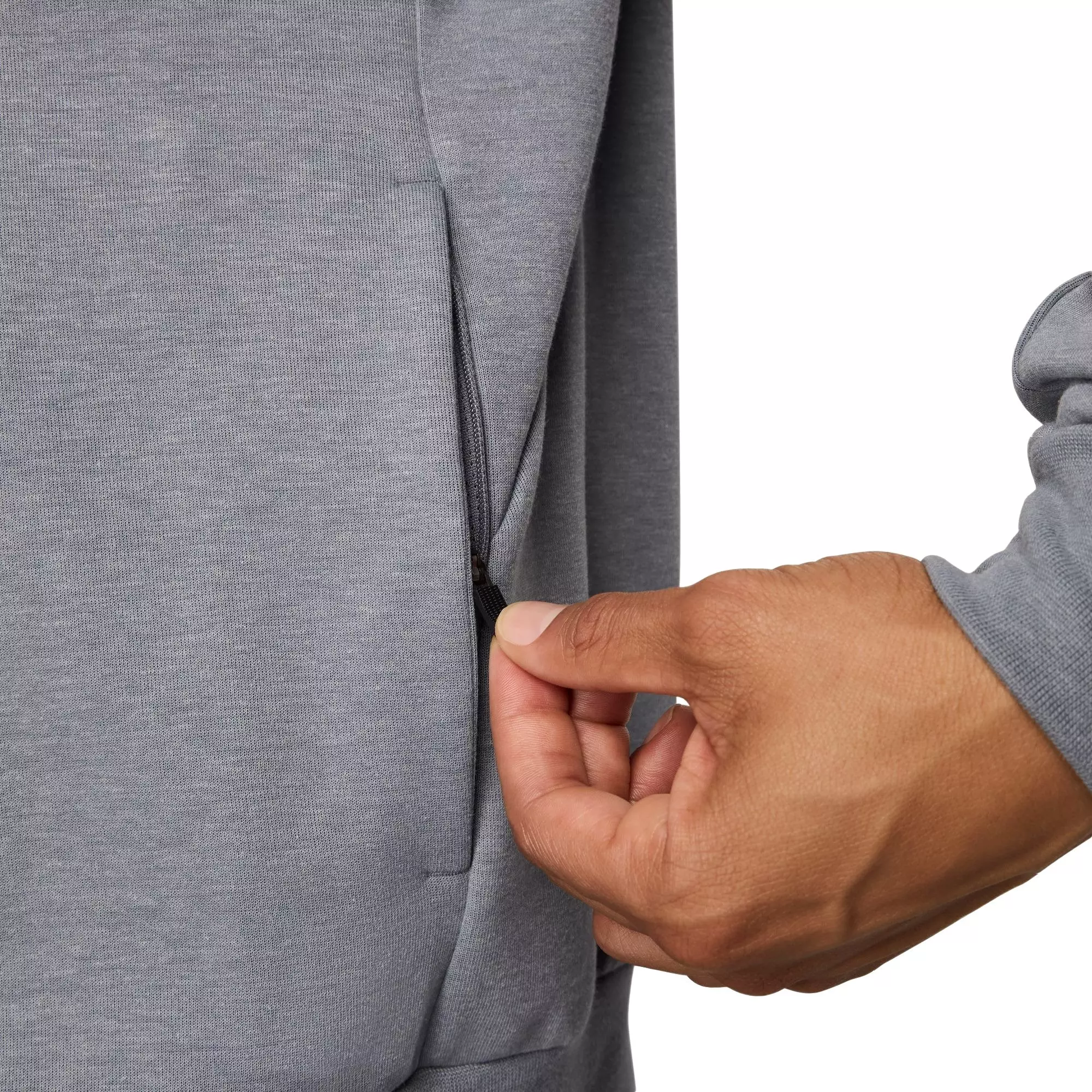 Nike Men's Primary Dri-FIT UV Full-Zip Versatile Jacket - GREY