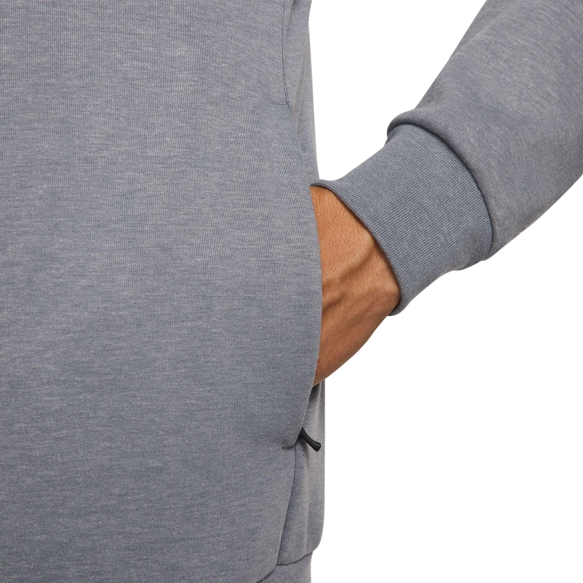 Nike Men's Primary Dri-FIT UV Full-Zip Versatile Jacket - GREY Thumbnail View 7