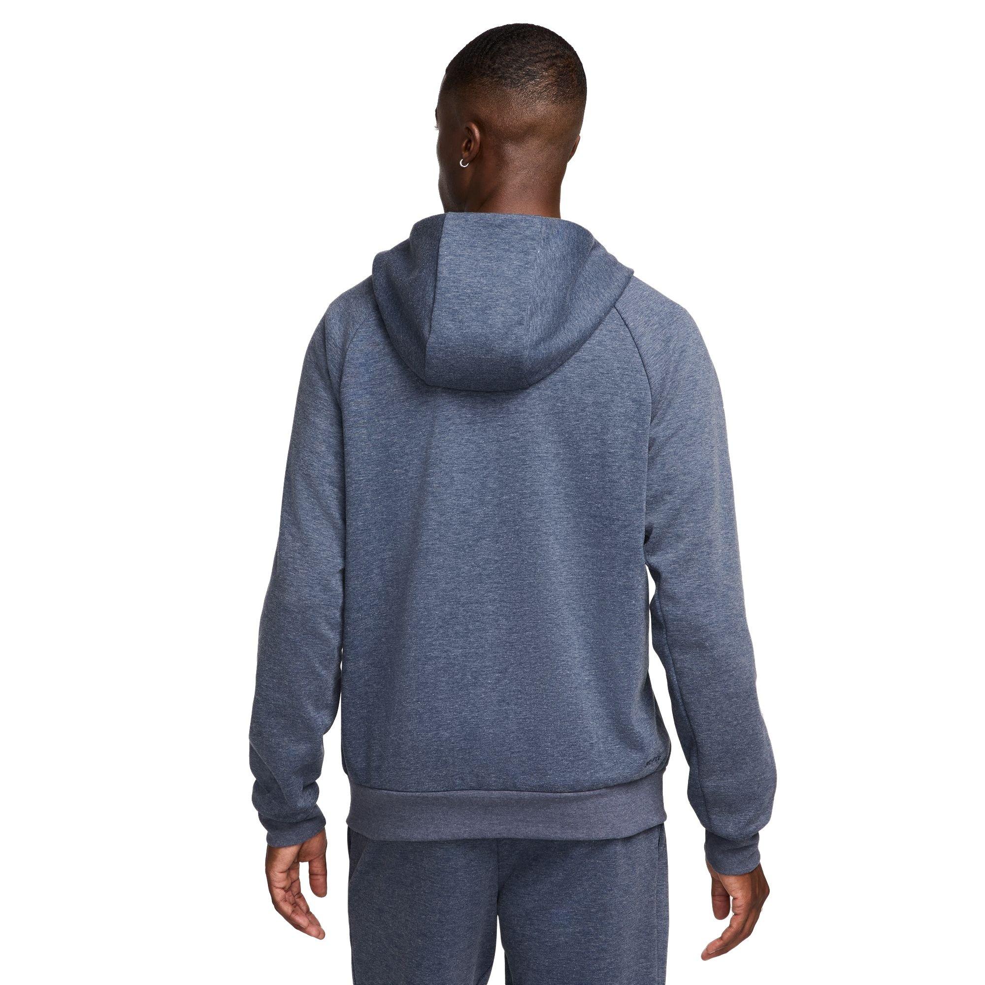 Nike Men's Primary Dri-FIT UV Full-Zip Versatile Jacket - BLUE Thumbnail View 2