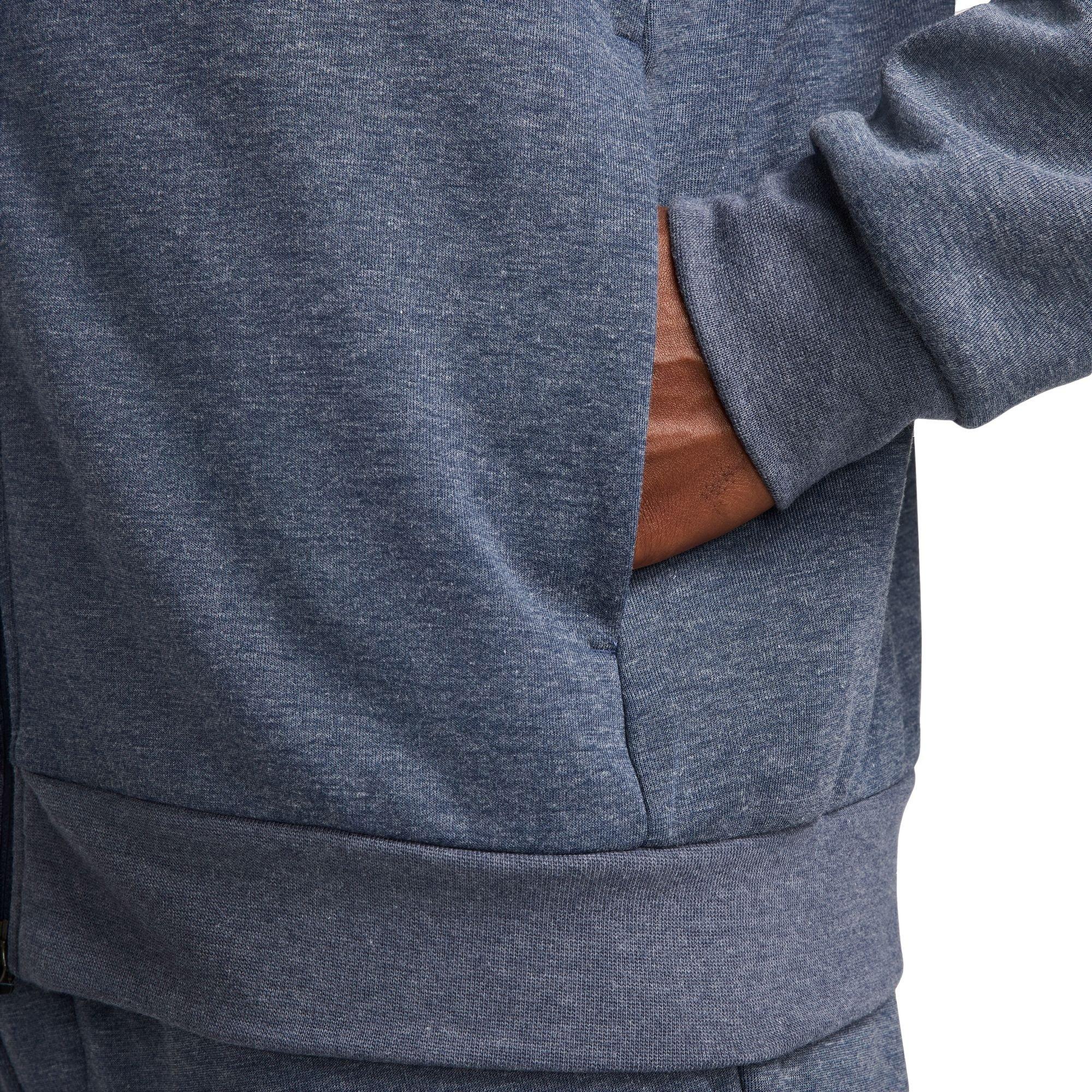 Nike Men's Primary Dri-FIT UV Full-Zip Versatile Jacket - BLUE Thumbnail View 5