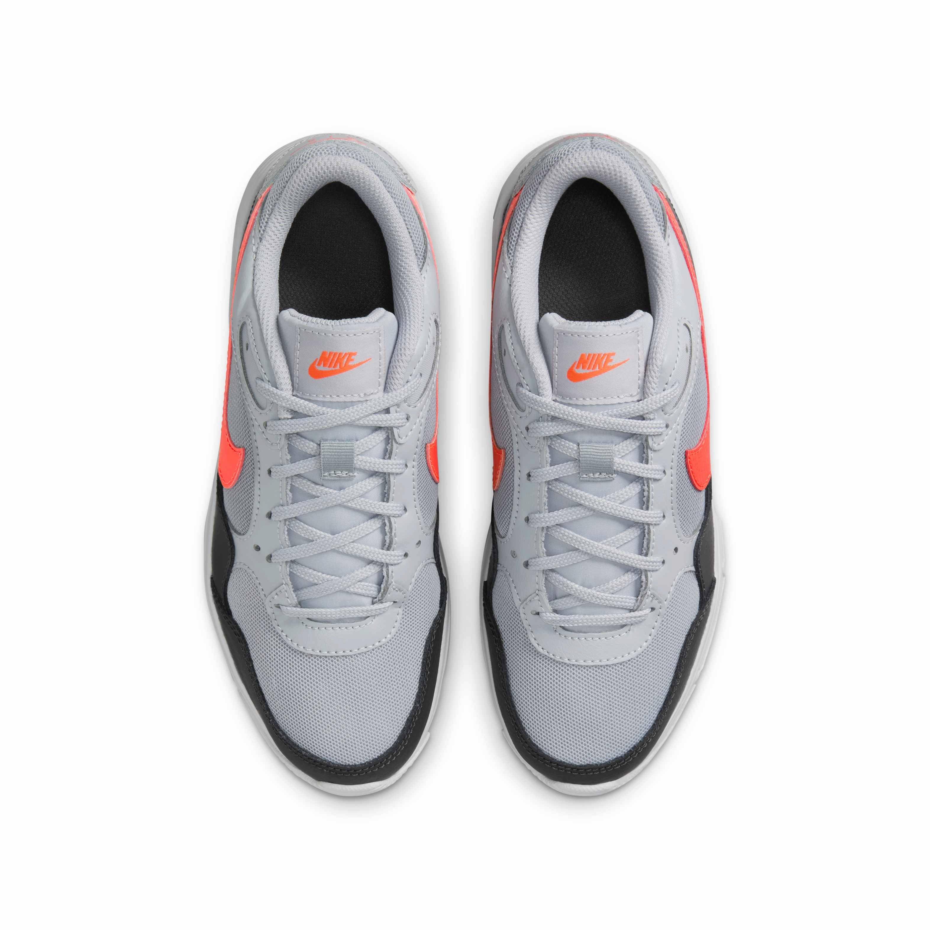Nike Air Max SC "Wolf Grey/Anthracite/White/Bright Crimson" Grade School Boys' Shoe - GREY/ANTHRACITE/WHITE/CRIMSON Thumbnail View 4