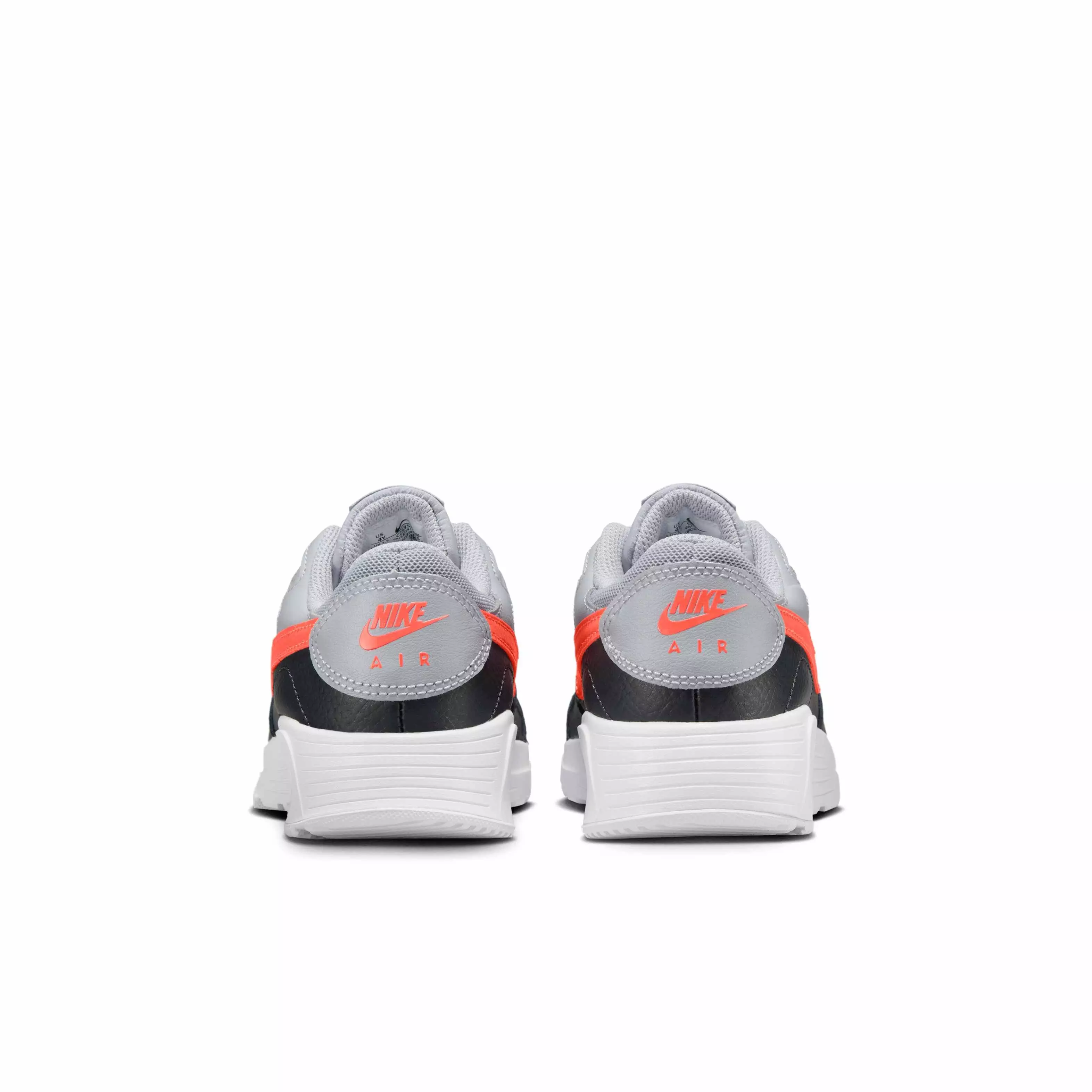 Nike Air Max SC "Wolf Grey/Anthracite/White/Bright Crimson" Grade School Boys' Shoe - GREY/ANTHRACITE/WHITE/CRIMSON