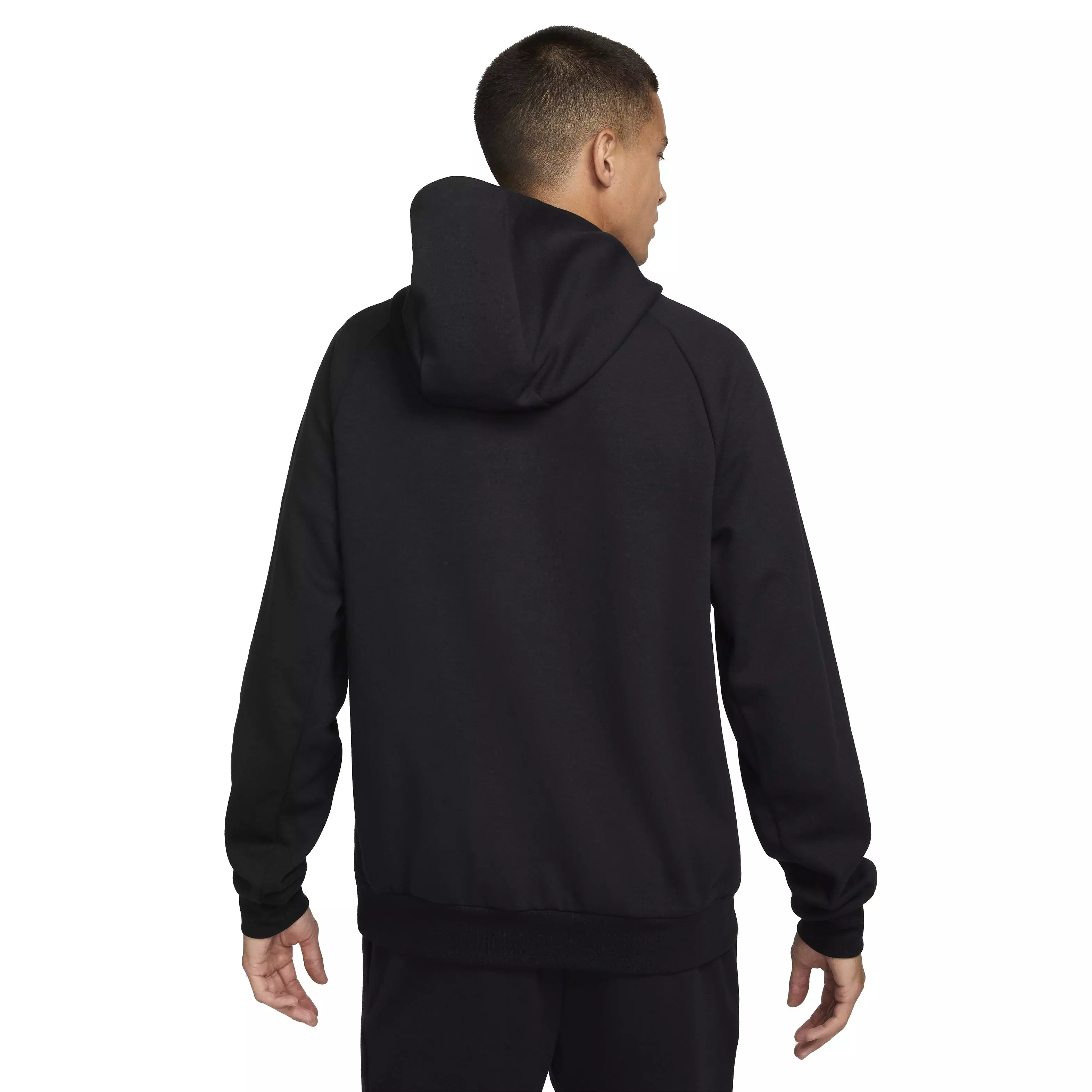 Nike Men's Primary Dri-FIT UV Pullover Versatile Hoodie - BLACK