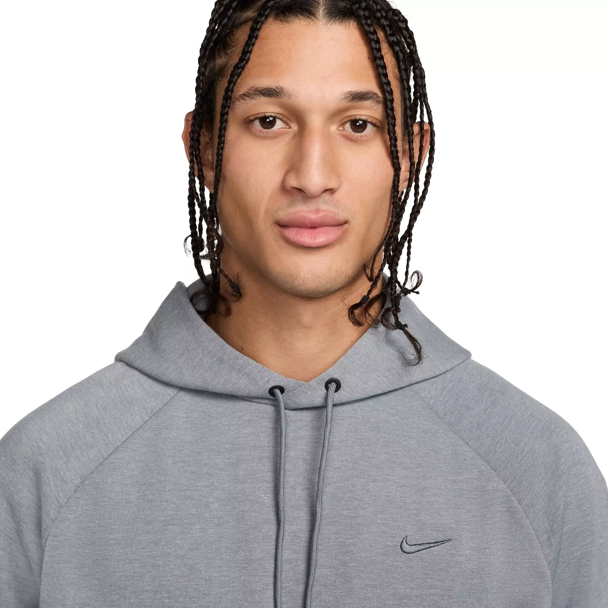 Nike Men's Primary Dri-FIT UV Pullover Versatile Hoodie - GREY