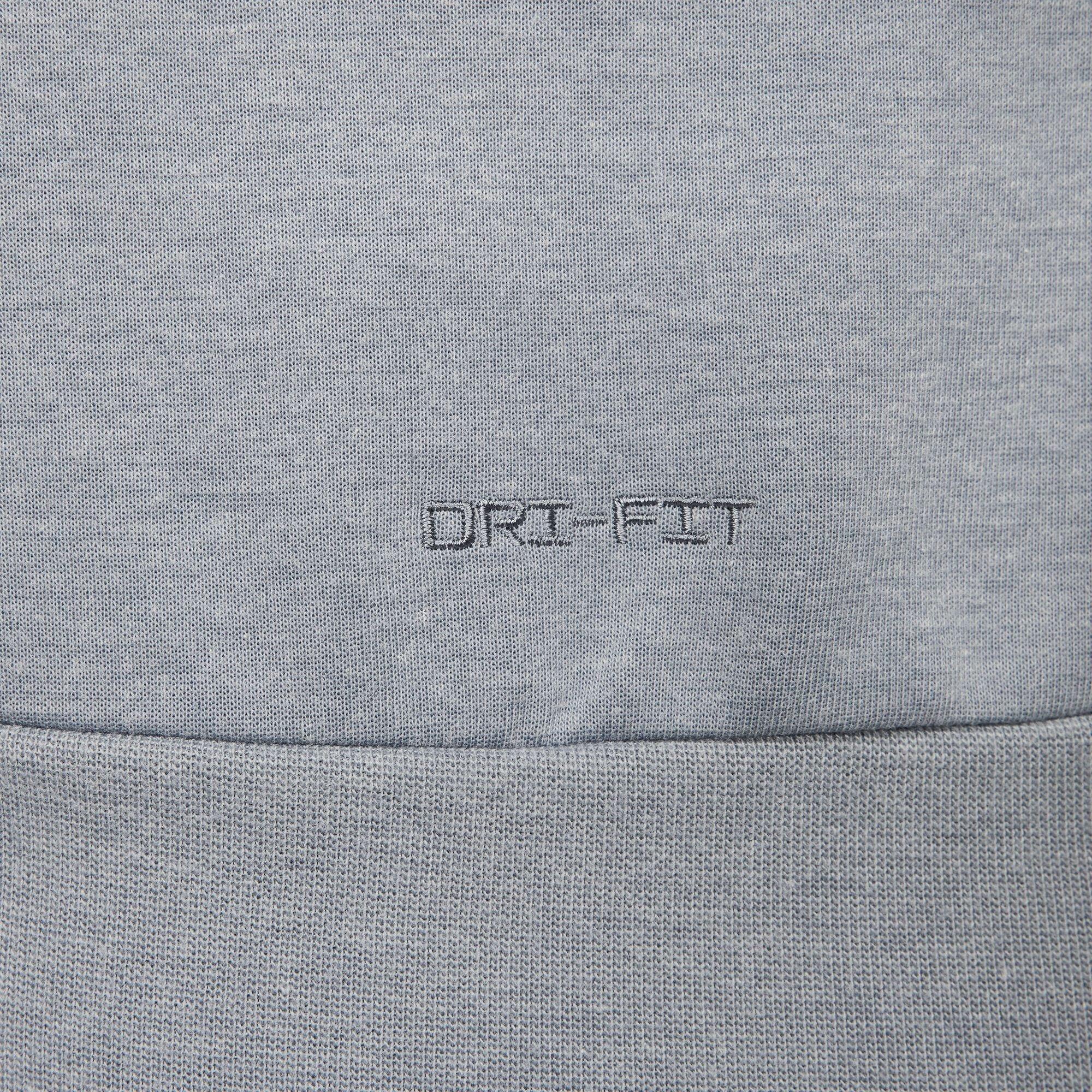 Nike Men's Primary Dri-FIT UV Pullover Versatile Hoodie - GREY Thumbnail View 6