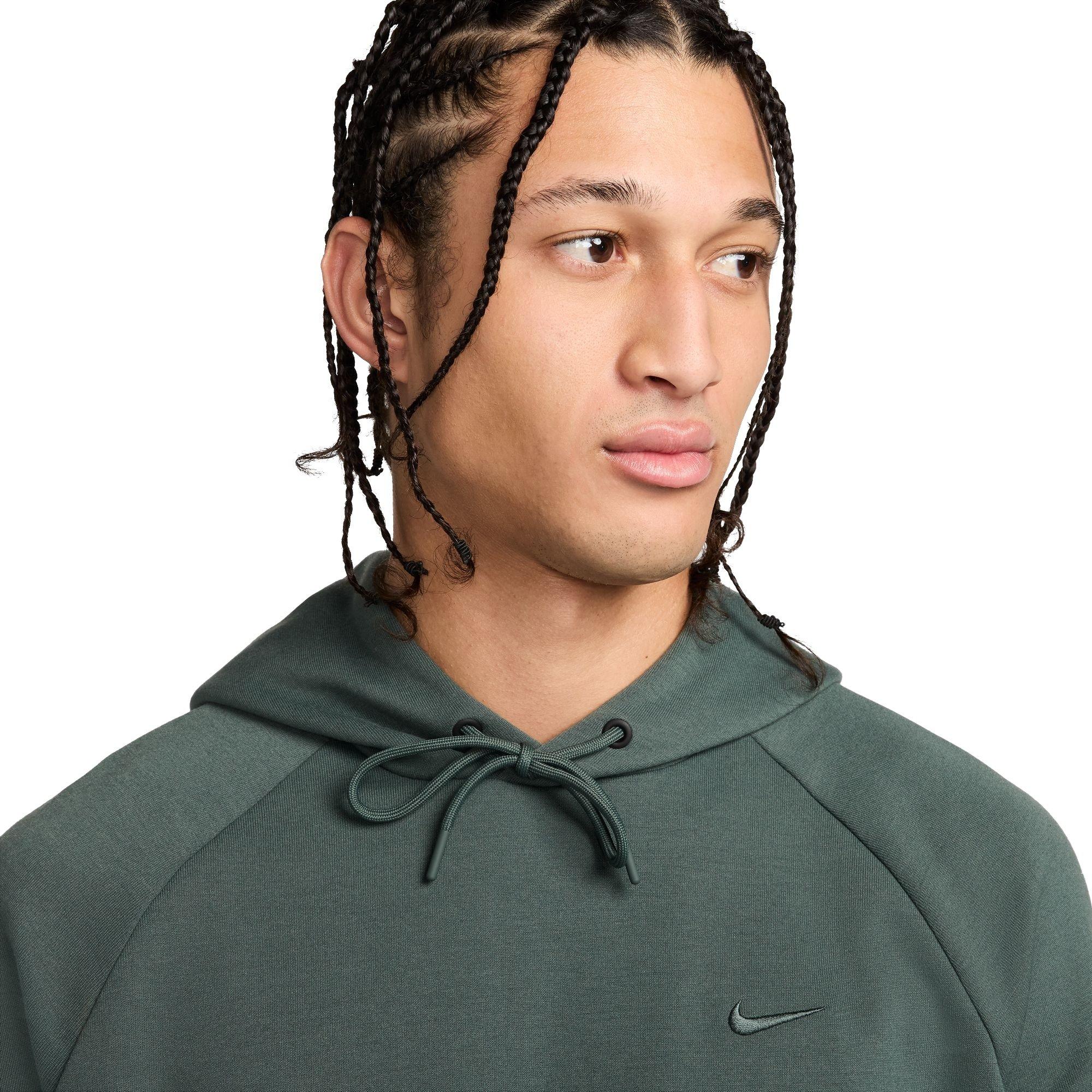 Nike Men's Primary Dri-FIT UV Pullover Versatile Hoodie - GREEN Thumbnail View 4