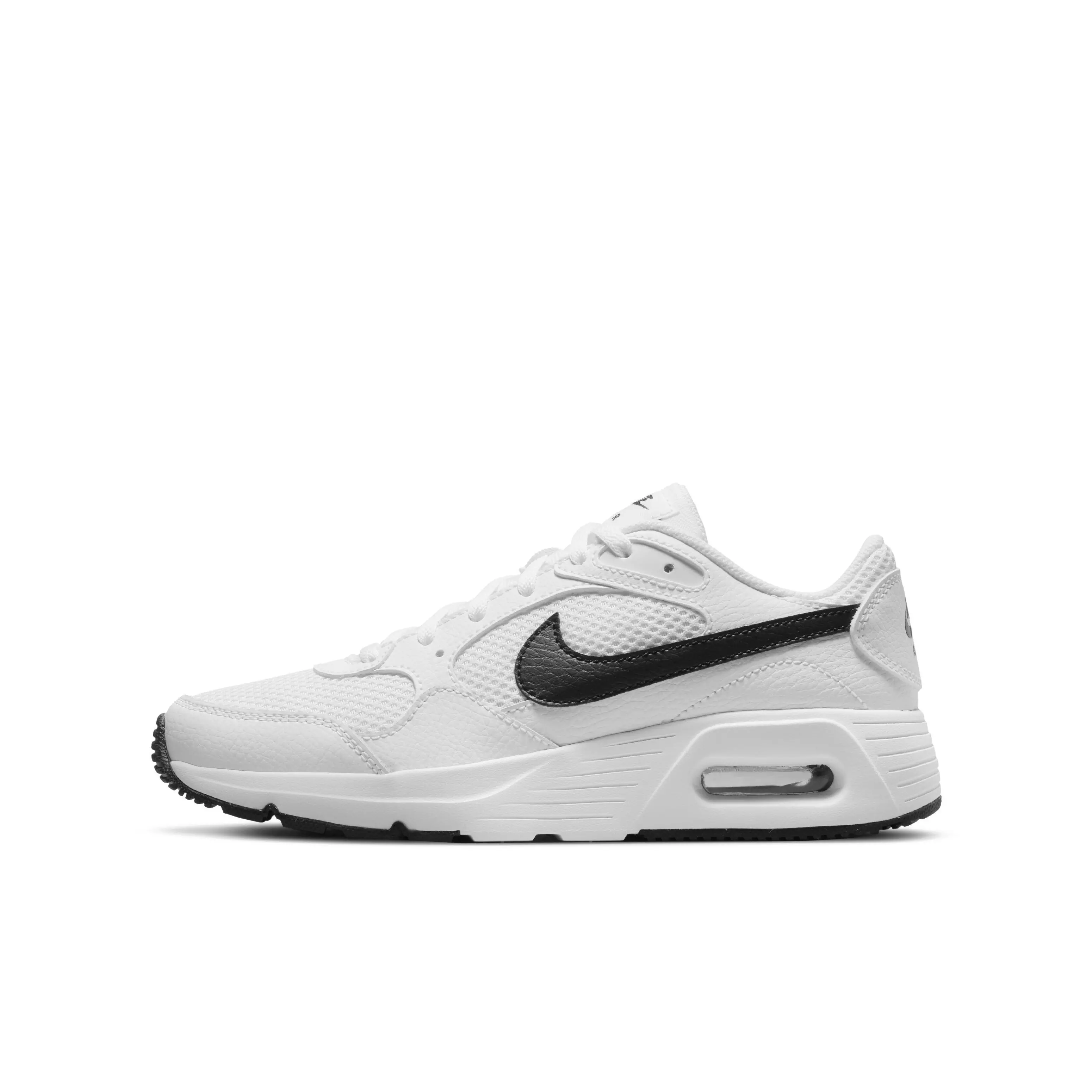 Nike Air Max SC "White/White/Black" Grade School Boys' Shoe - WHITE/WHITE/BLACK