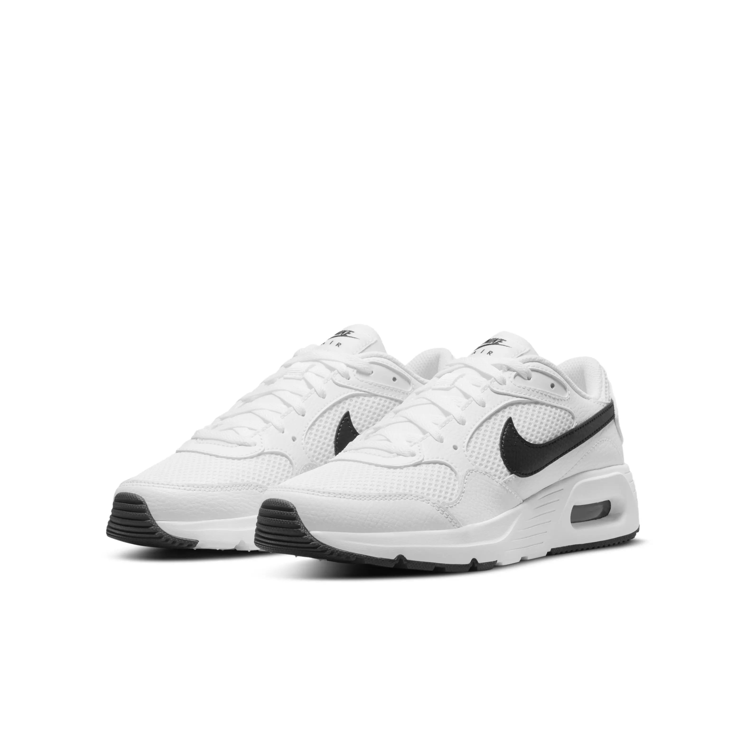 Nike Air Max SC "White/White/Black" Grade School Boys' Shoe - WHITE/WHITE/BLACK