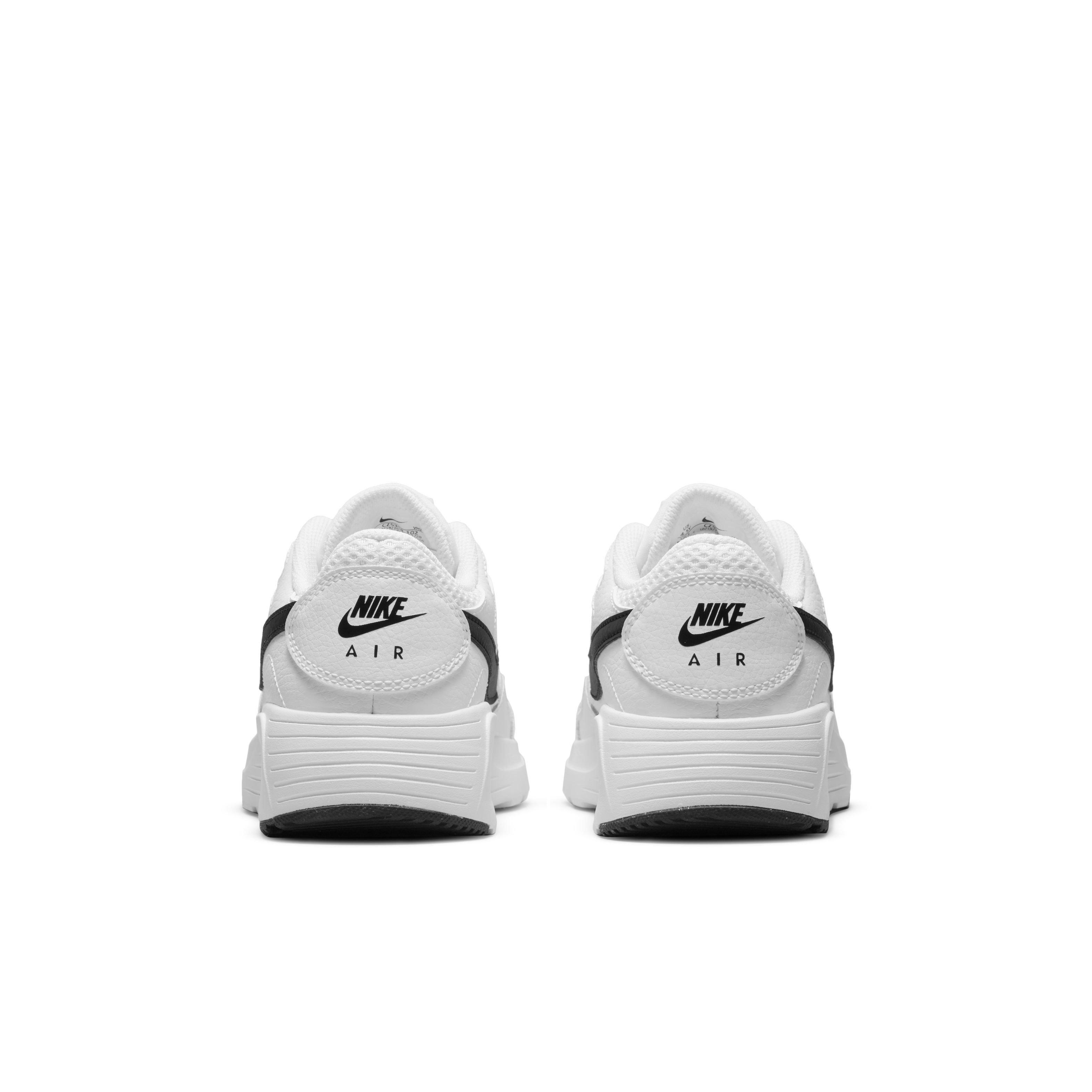 Nike Air Max SC Grade School Boys' "White/White/Black" Shoe