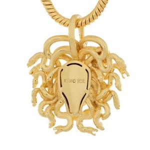 King Ice Medusa Necklace - GOLD