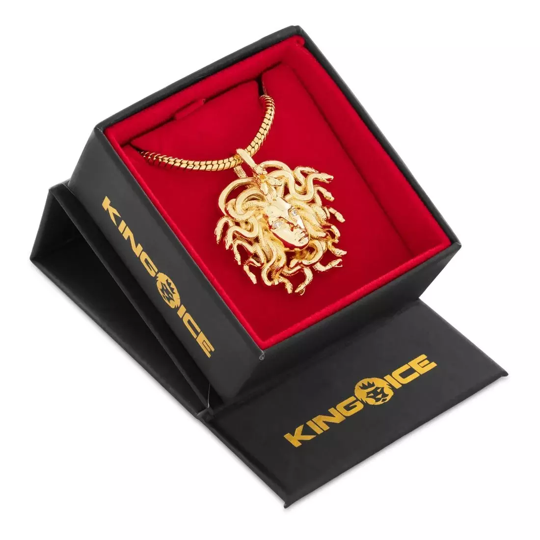 King Ice Medusa Necklace - GOLD