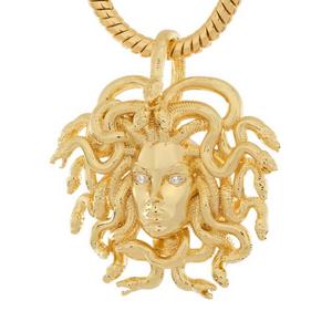 King Ice Medusa Necklace - GOLD