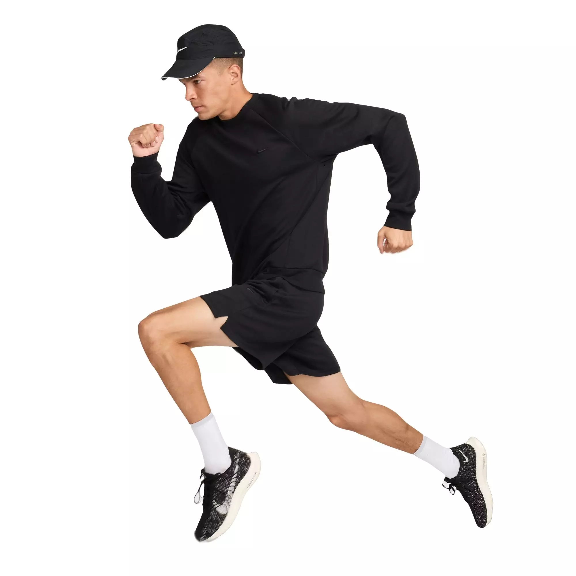 Nike Men's Primary Dri-FIT UV Versatile Crew - BLACK