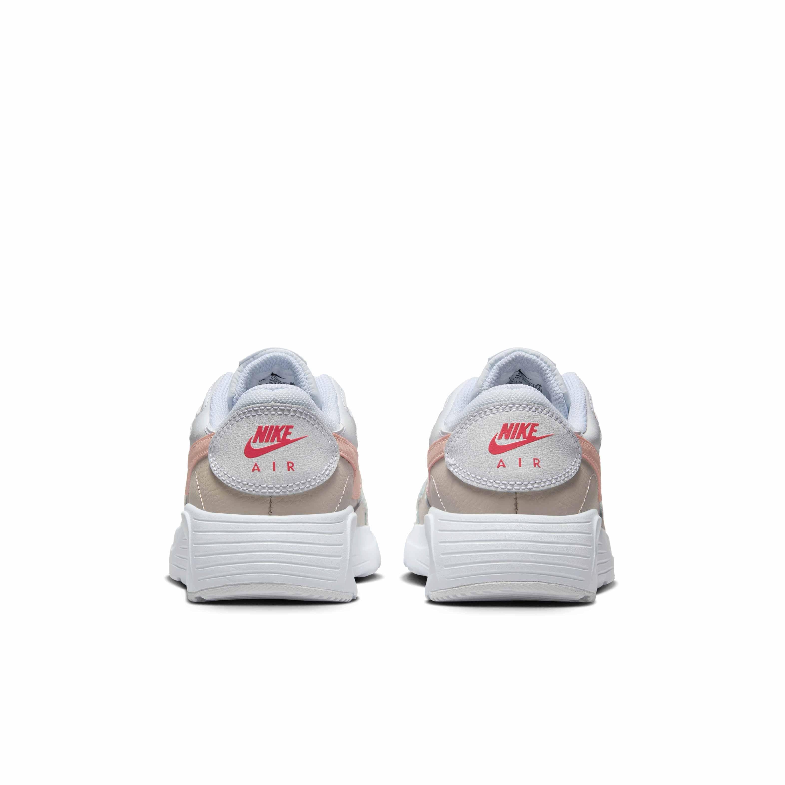 Nike Air Max SC Grade School Girls' "White/Light Orewood Brown/Ember Glow/Echo Pink" Shoe