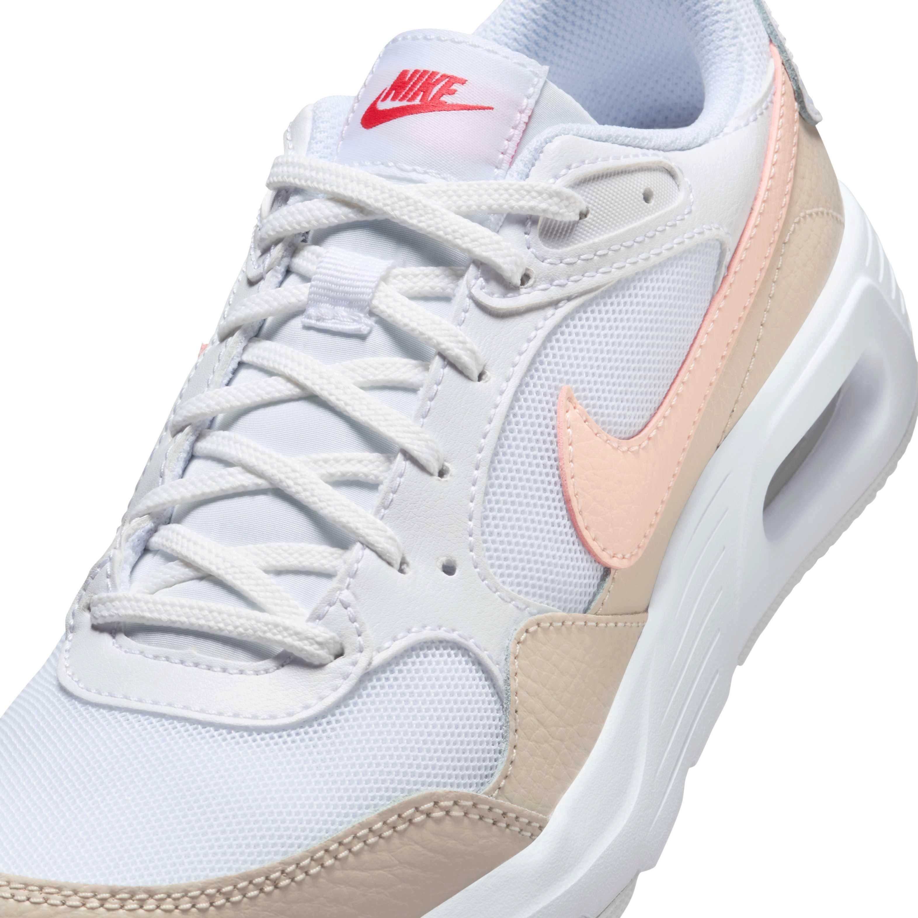 Nike Air Max SC Grade School Girls' "White/Light Orewood Brown/Ember Glow/Echo Pink" Shoe