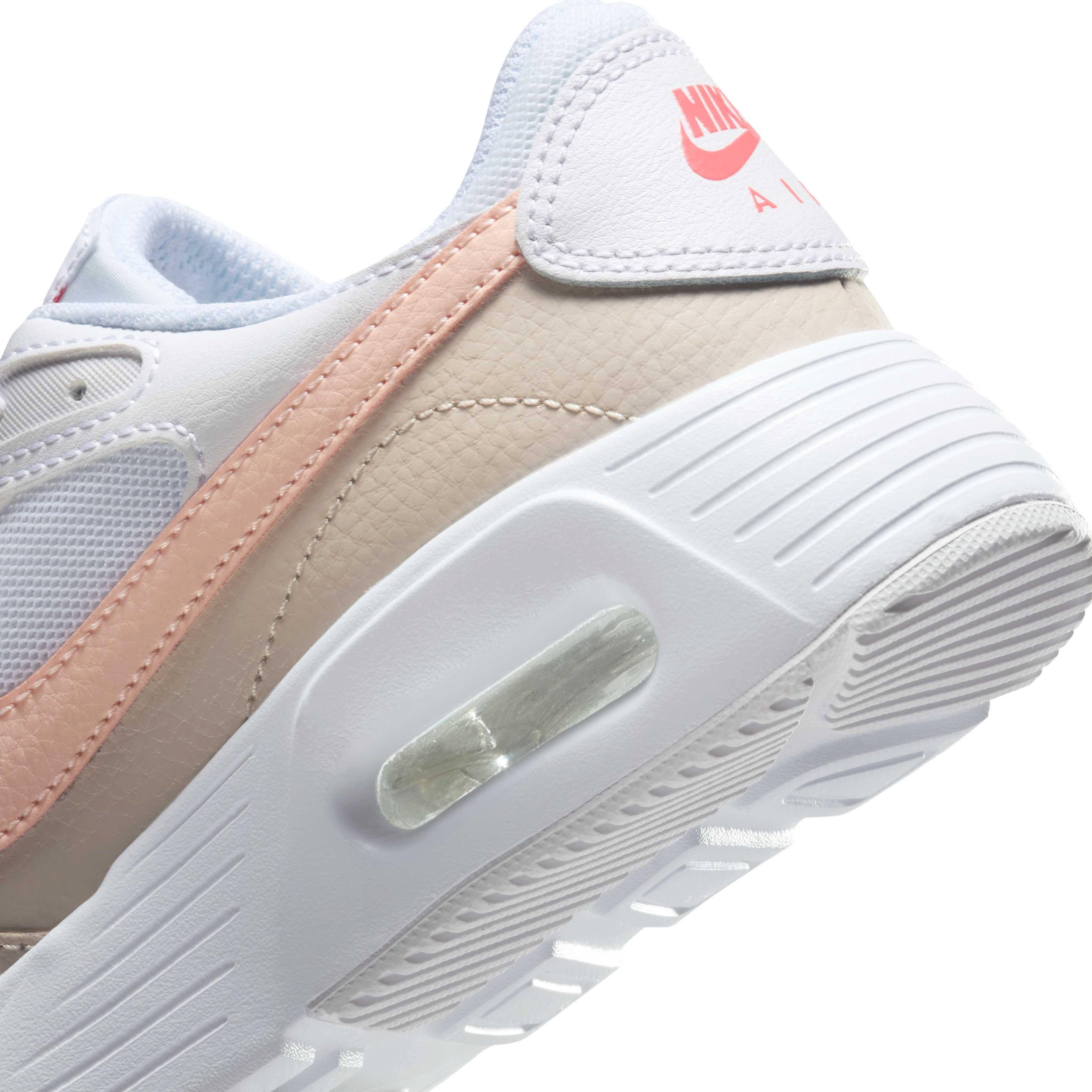 Nike Air Max SC Grade School Girls' "White/Light Orewood Brown/Ember Glow/Echo Pink" Shoe