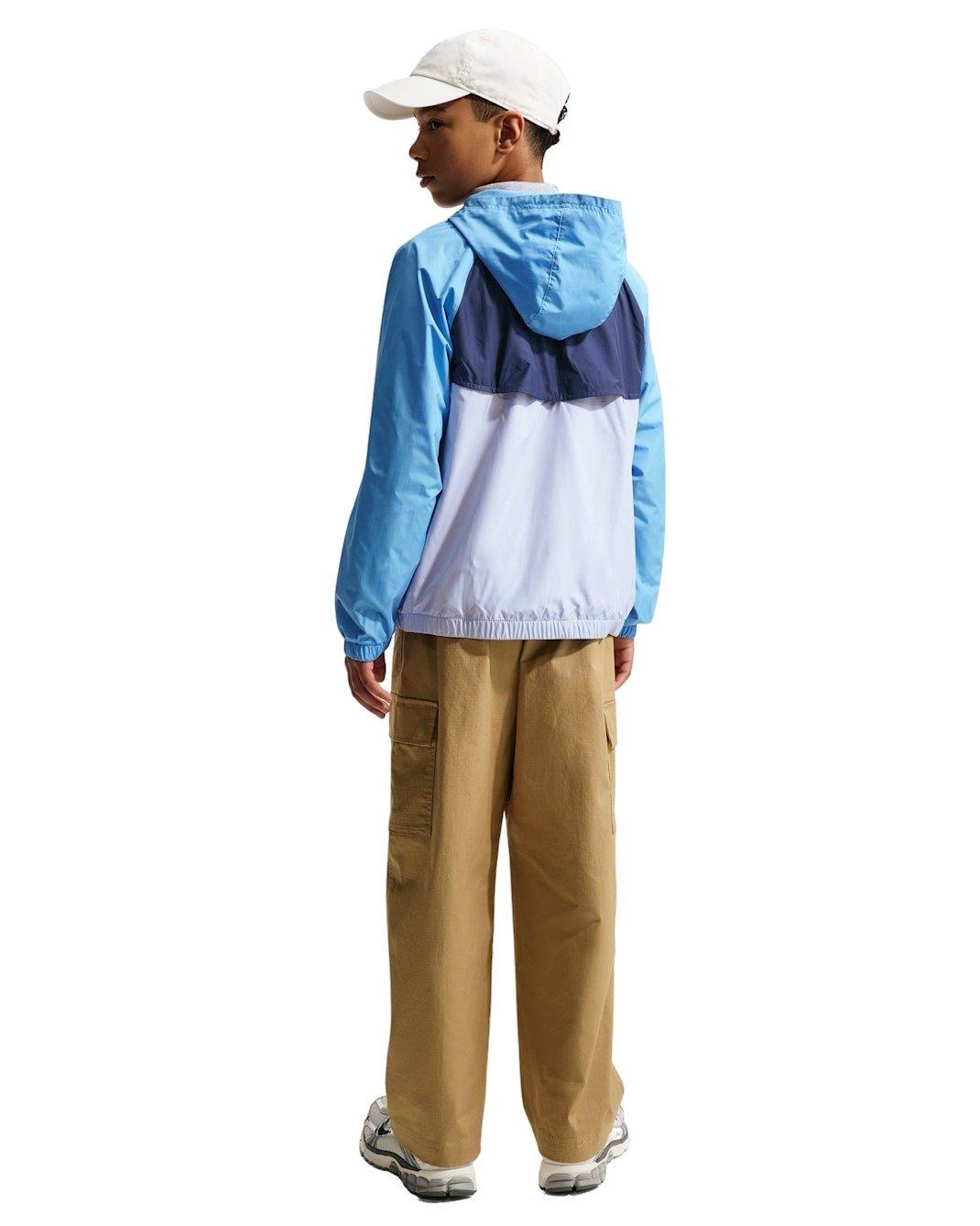 Nike Big Kids' Sportswear Windrunner Hooded Repel Jacket - Blue - BLUE Thumbnail View 6