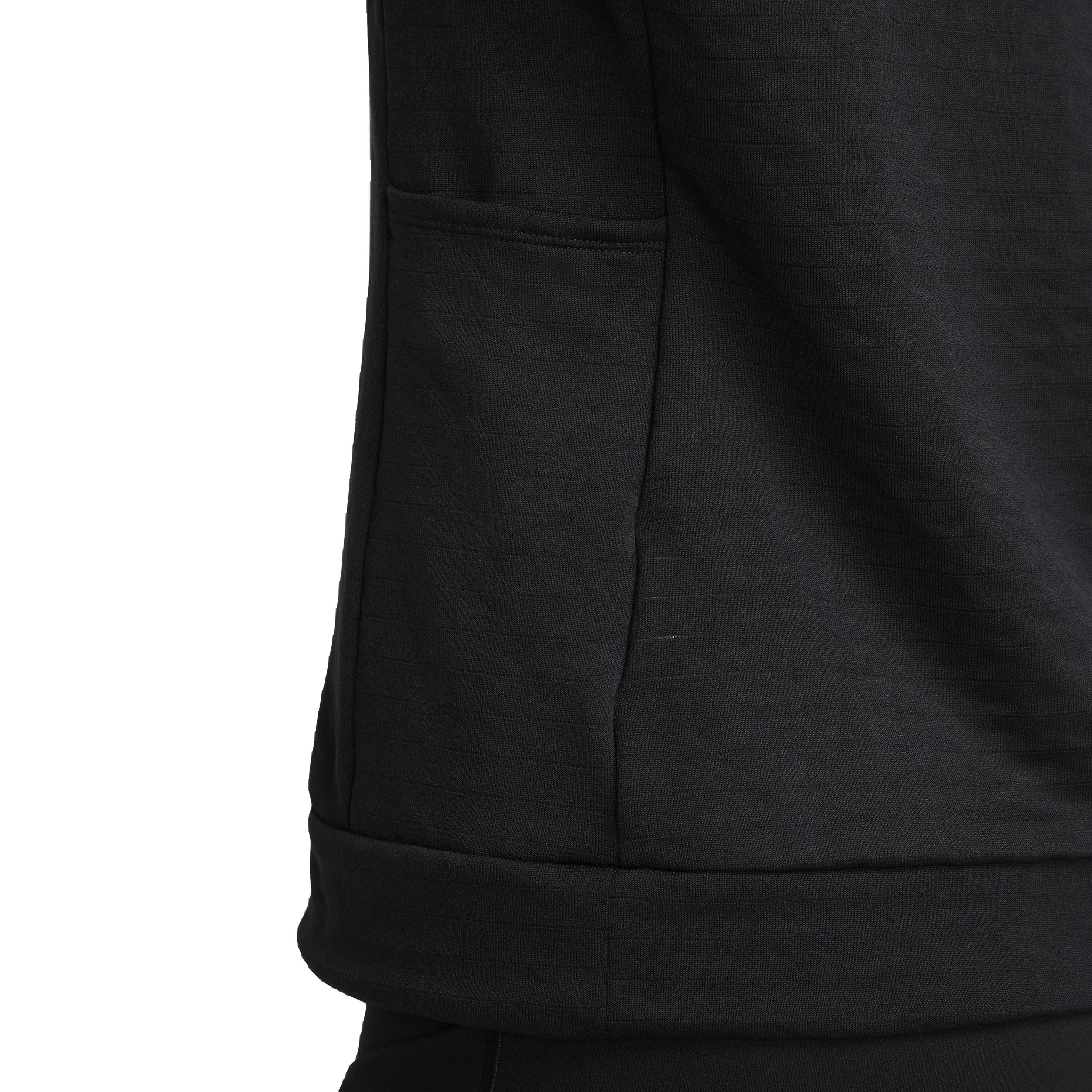 Nike Women's Therma-FIT Swift Element Turtleneck Running Top - BLACK Thumbnail View 4