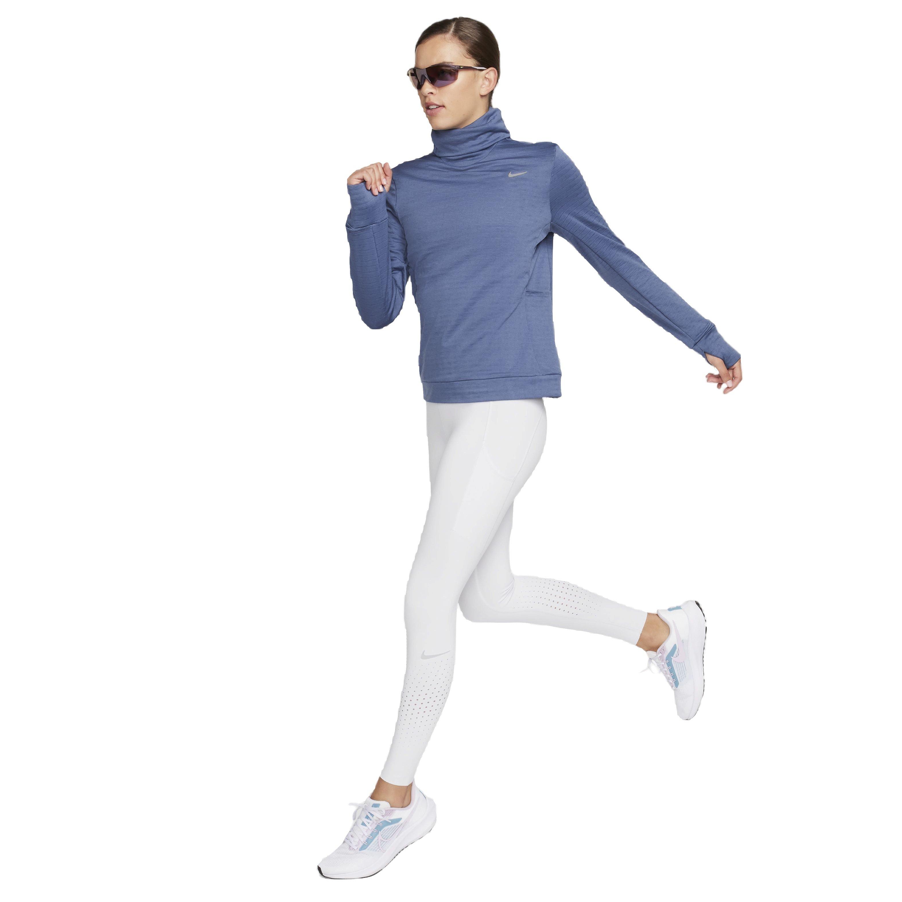 Nike Women's Therma-FIT Turtleneck Sweatshirt - Grey