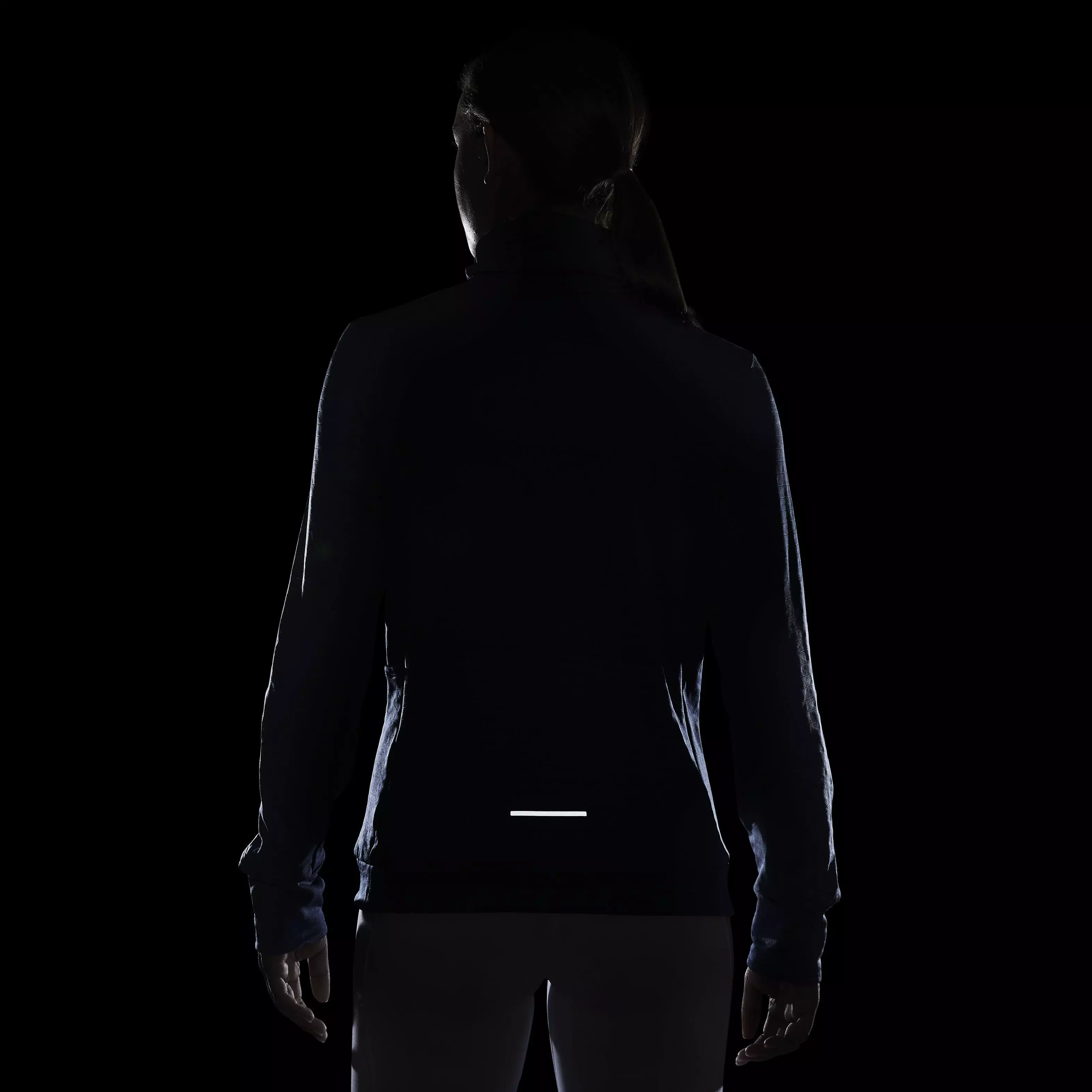 Nike Women's Therma-FIT Swift Element Turtleneck Running Top - BLUE