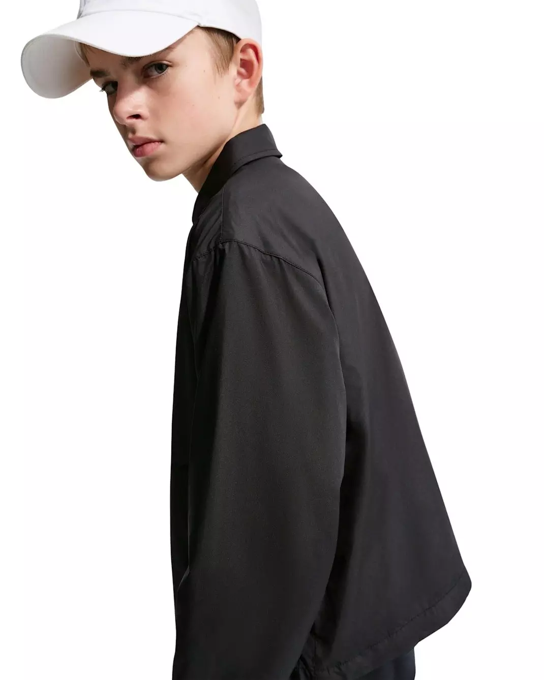 Nike Big Kids' Sportswear Club Repel Coaches' Jacket - Black - BLACK