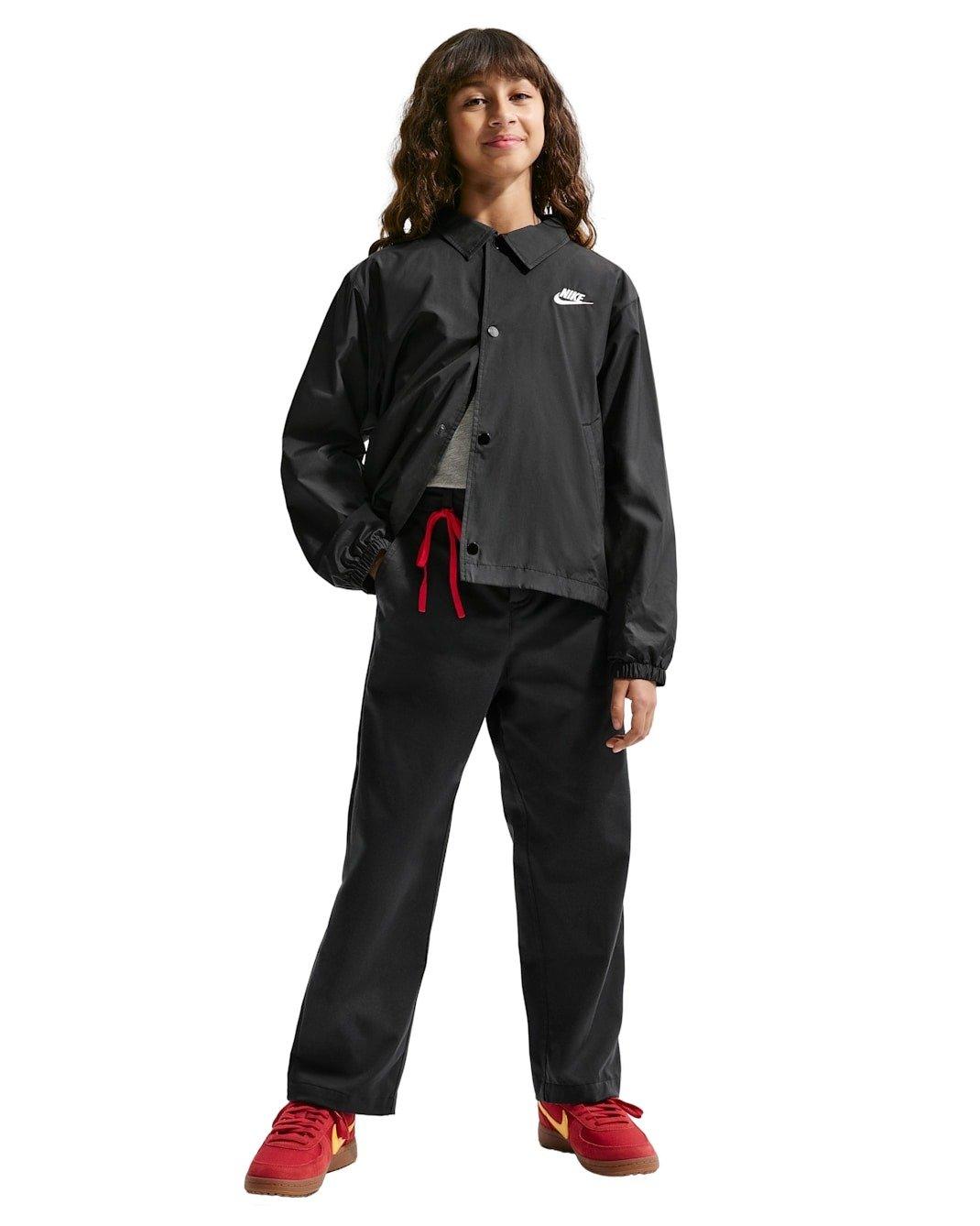 Nike Sportswear Club Repel Big Kids' Black Coaches' Jacket