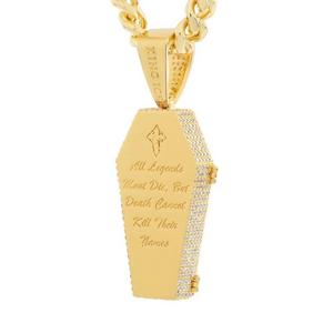 King Ice Designed by Mike Zombie-Bed for A Legend Stash Necklace - GOLD