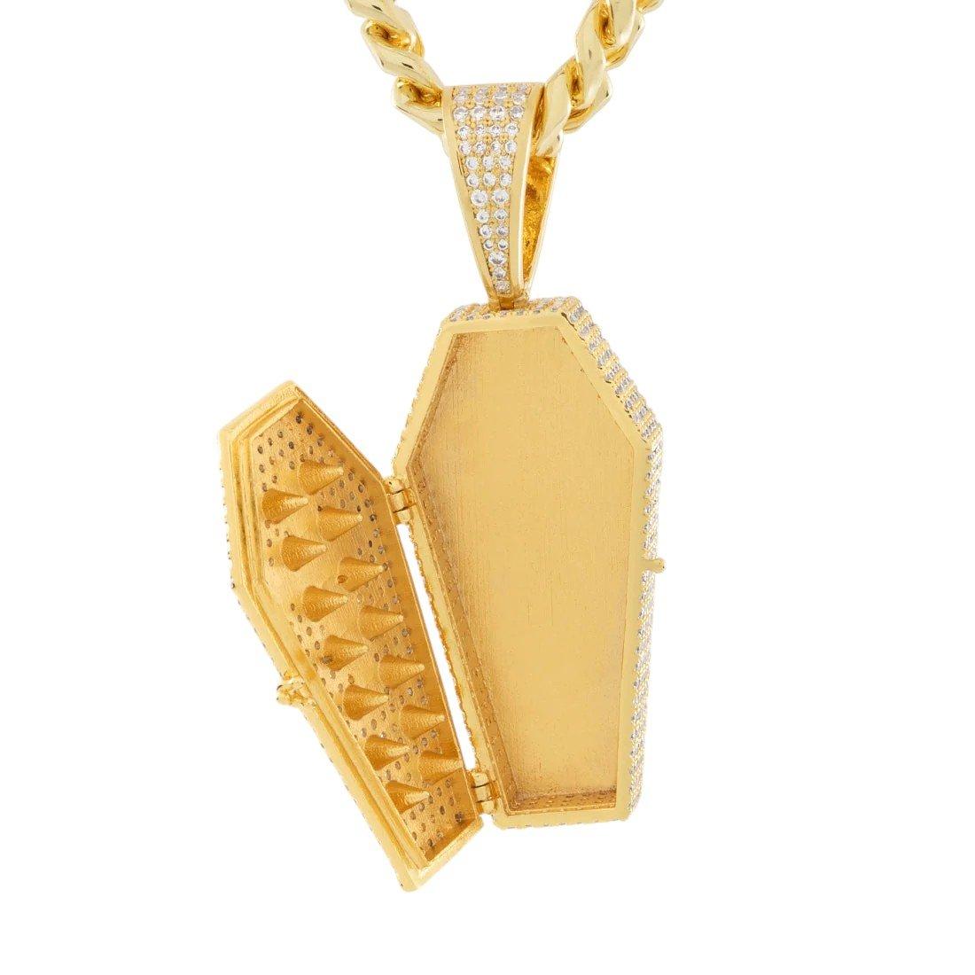 King Ice Designed by Mike Zombie-Bed for A Legend Stash Necklace - GOLD
