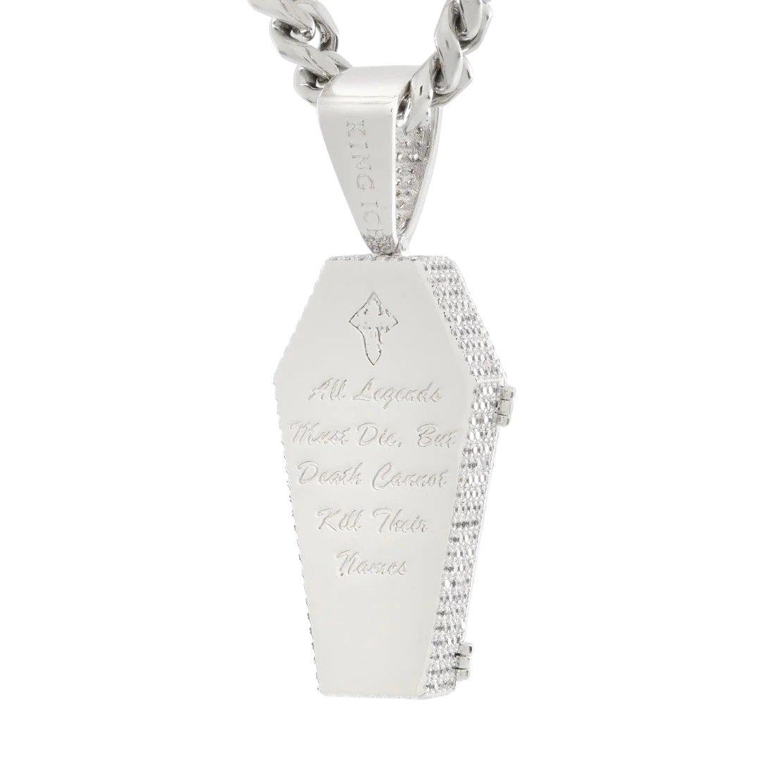 King Ice Designed by Mike Zombie-Bed for A Legend Stash Necklace - WHITE GOLD