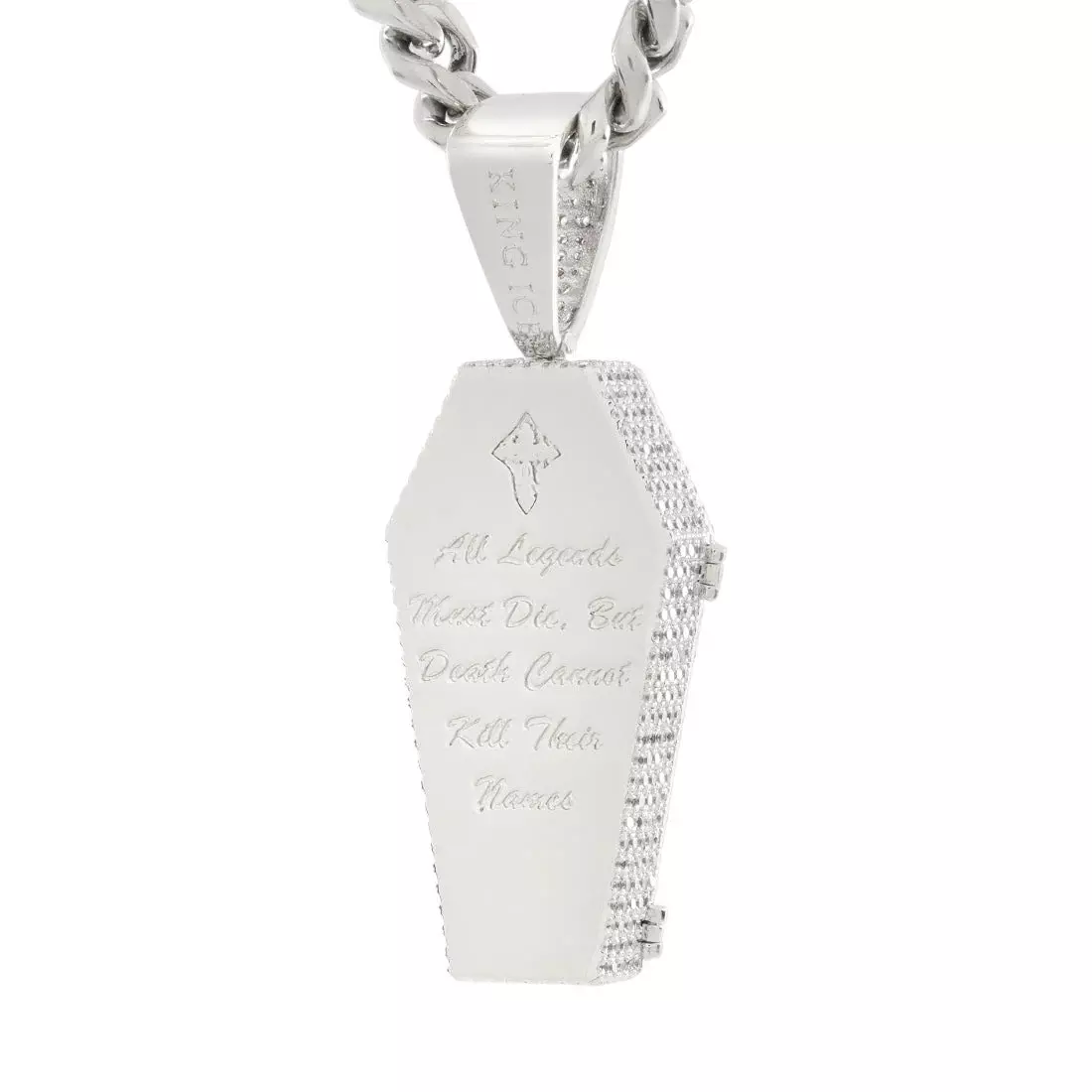 King Ice Designed by Mike Zombie-Bed for A Legend Stash Necklace - WHITE GOLD
