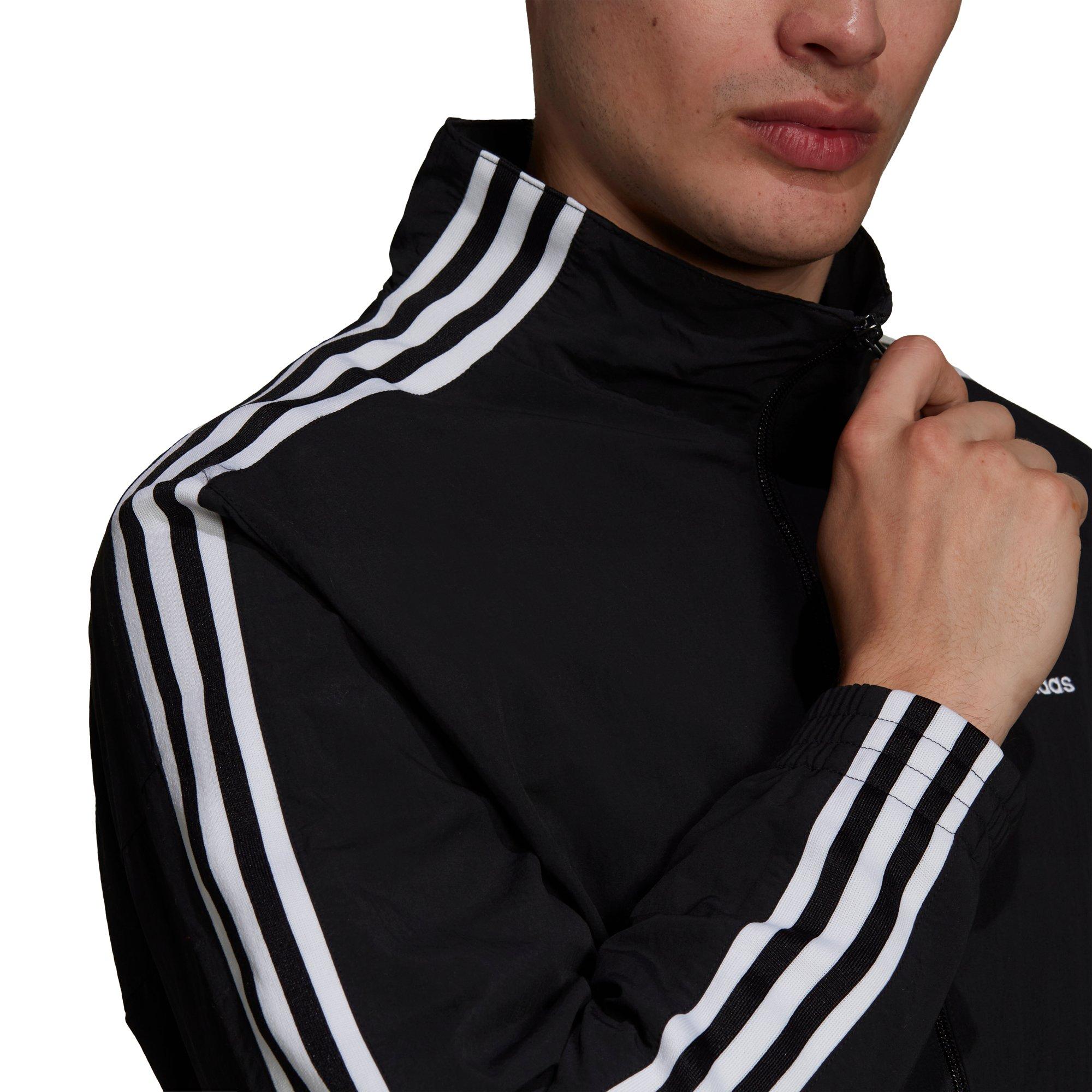 adidas Originals Men's Adicolor Classics Lock-Up Trefoil Track Top - Black  - Hibbett | City Gear