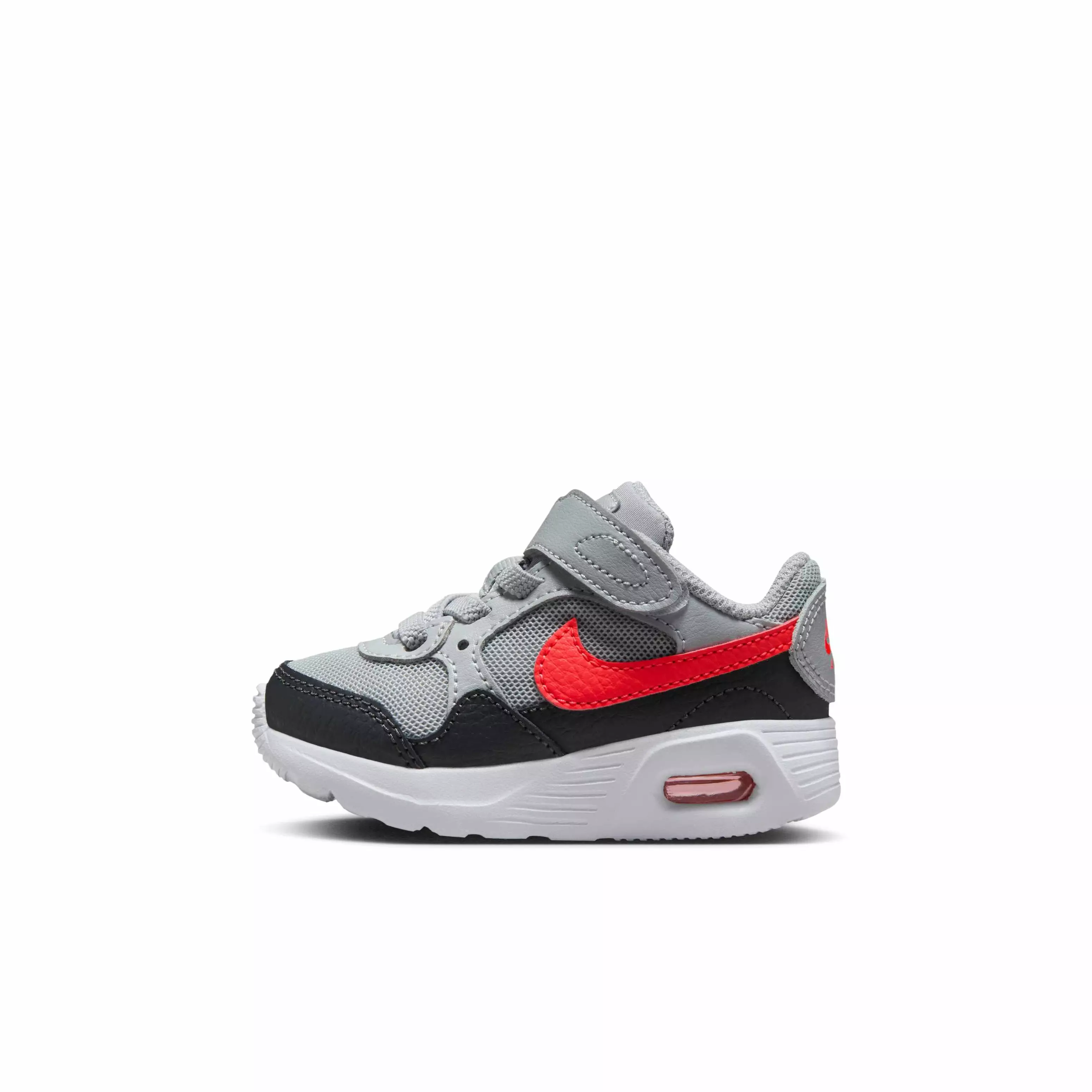 Nike Air Max SC "Wolf Grey/Anthracite/White/Bright Crimson" Infant Boys' Shoe - GREY/ANTHRACITE/WHITE/CRIMSON