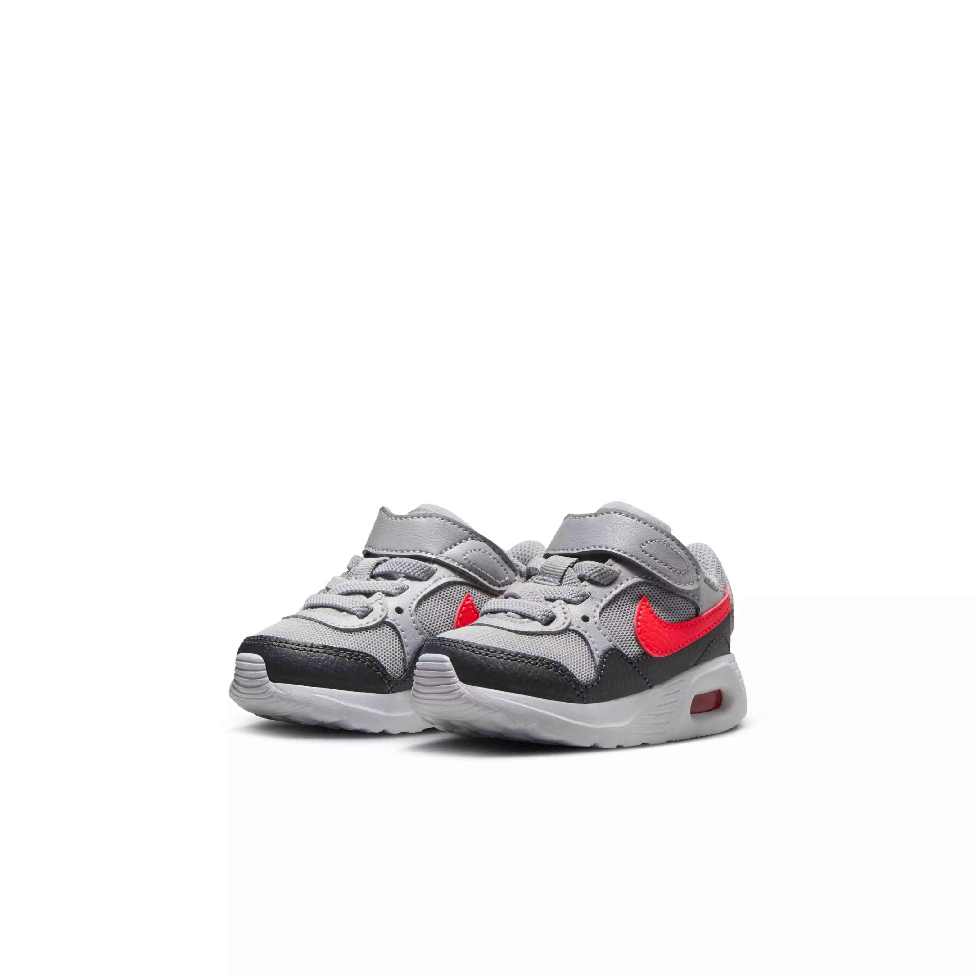 Nike Air Max SC "Wolf Grey/Anthracite/White/Bright Crimson" Infant Boys' Shoe - GREY/ANTHRACITE/WHITE/CRIMSON