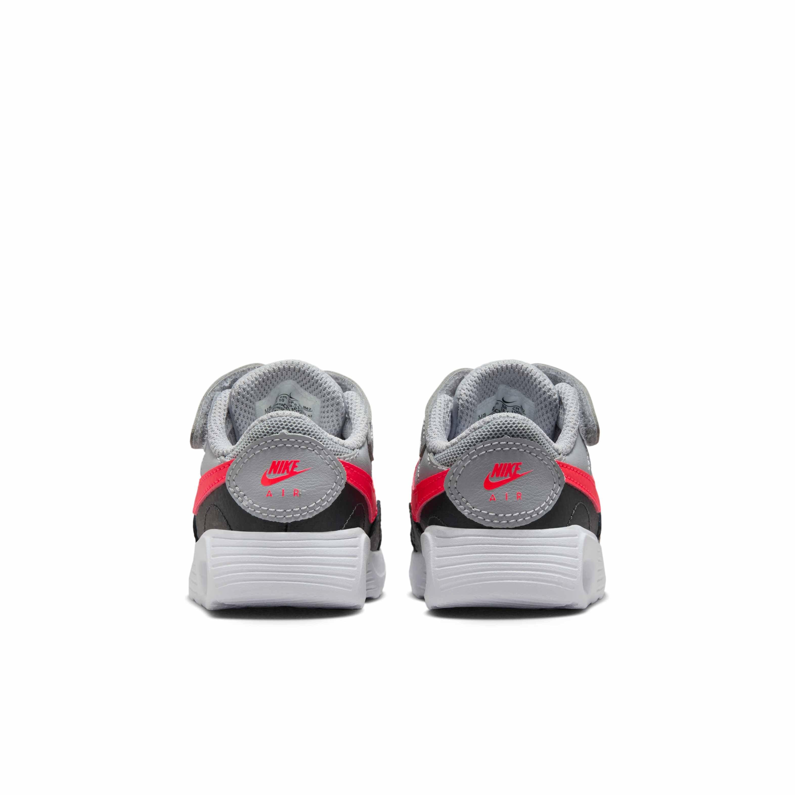 Nike Air Max SC Infant Boys' "Wolf Grey/Anthracite/White/Bright Crimson" Shoe