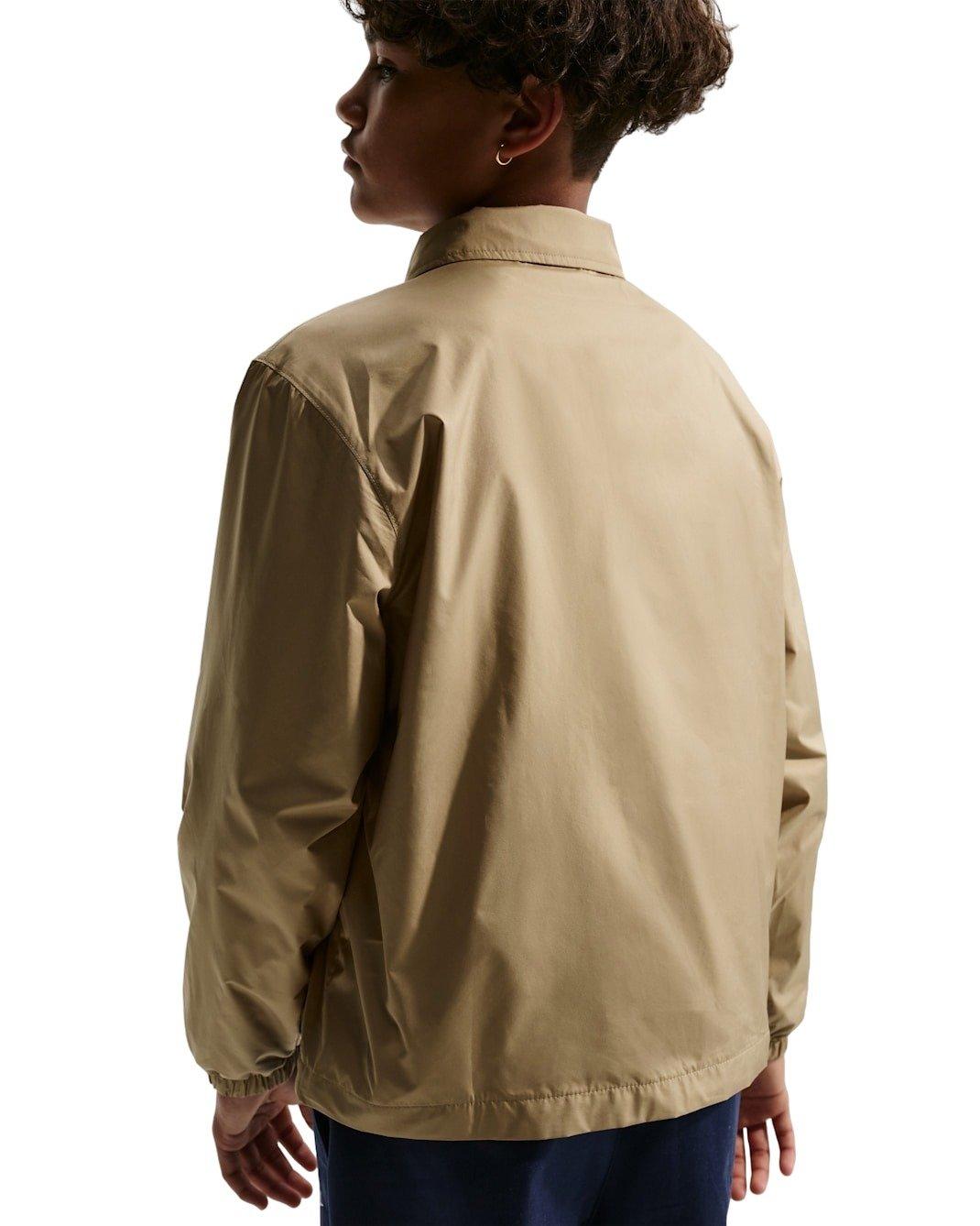 Nike Big Kids' Sportswear Club Repel Coaches' Jacket - Brown - BROWN Thumbnail View 2