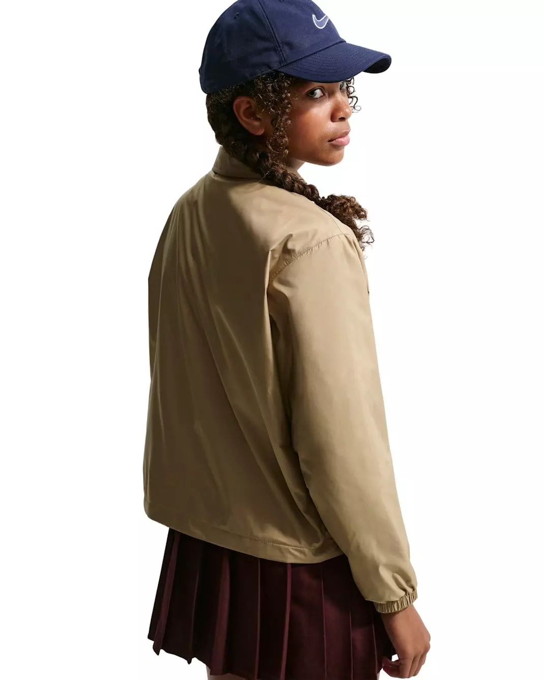 Nike Big Kids' Sportswear Club Repel Coaches' Jacket - Brown - BROWN