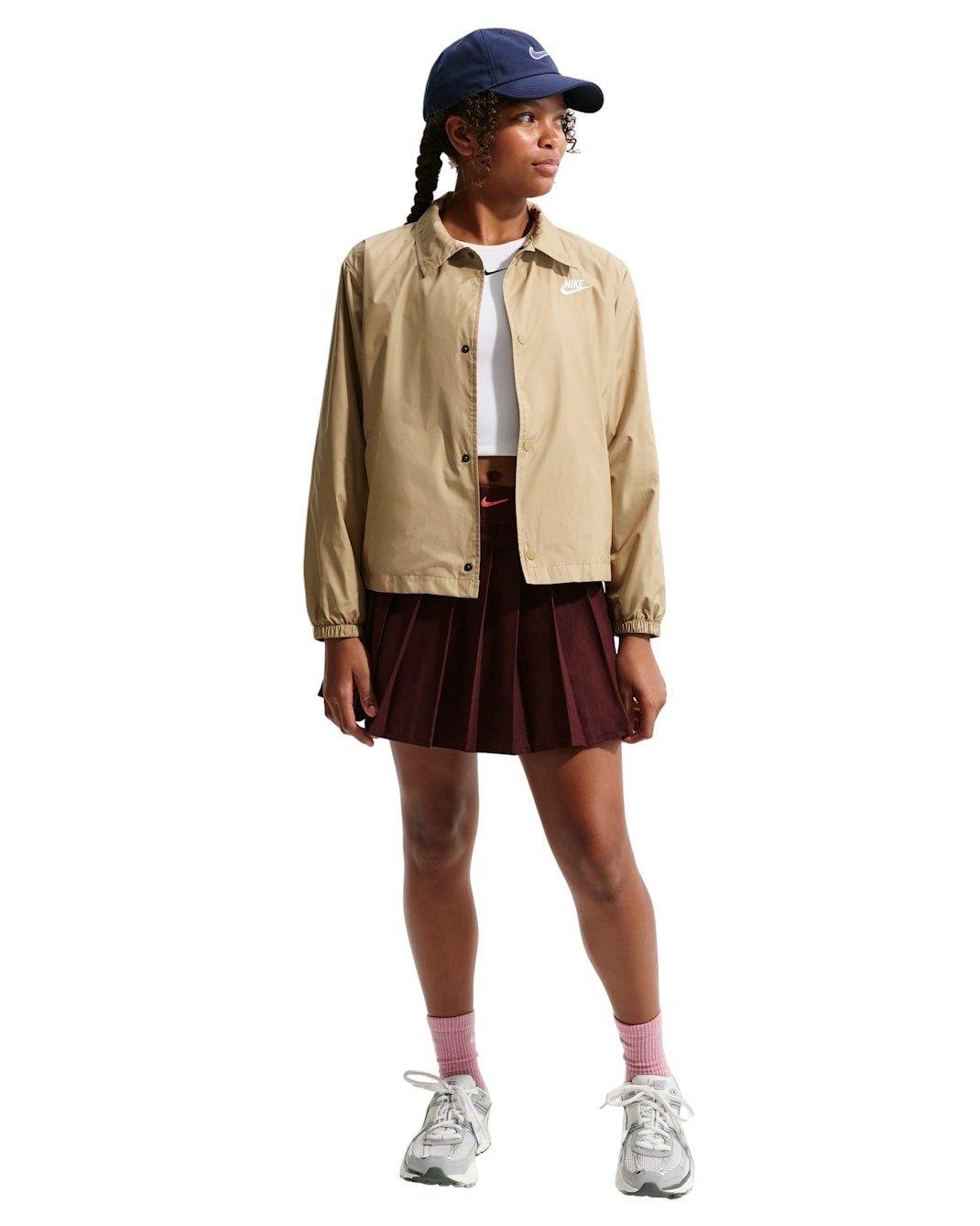 Nike Big Kids' Sportswear Club Repel Coaches' Jacket - Brown - BROWN Thumbnail View 7