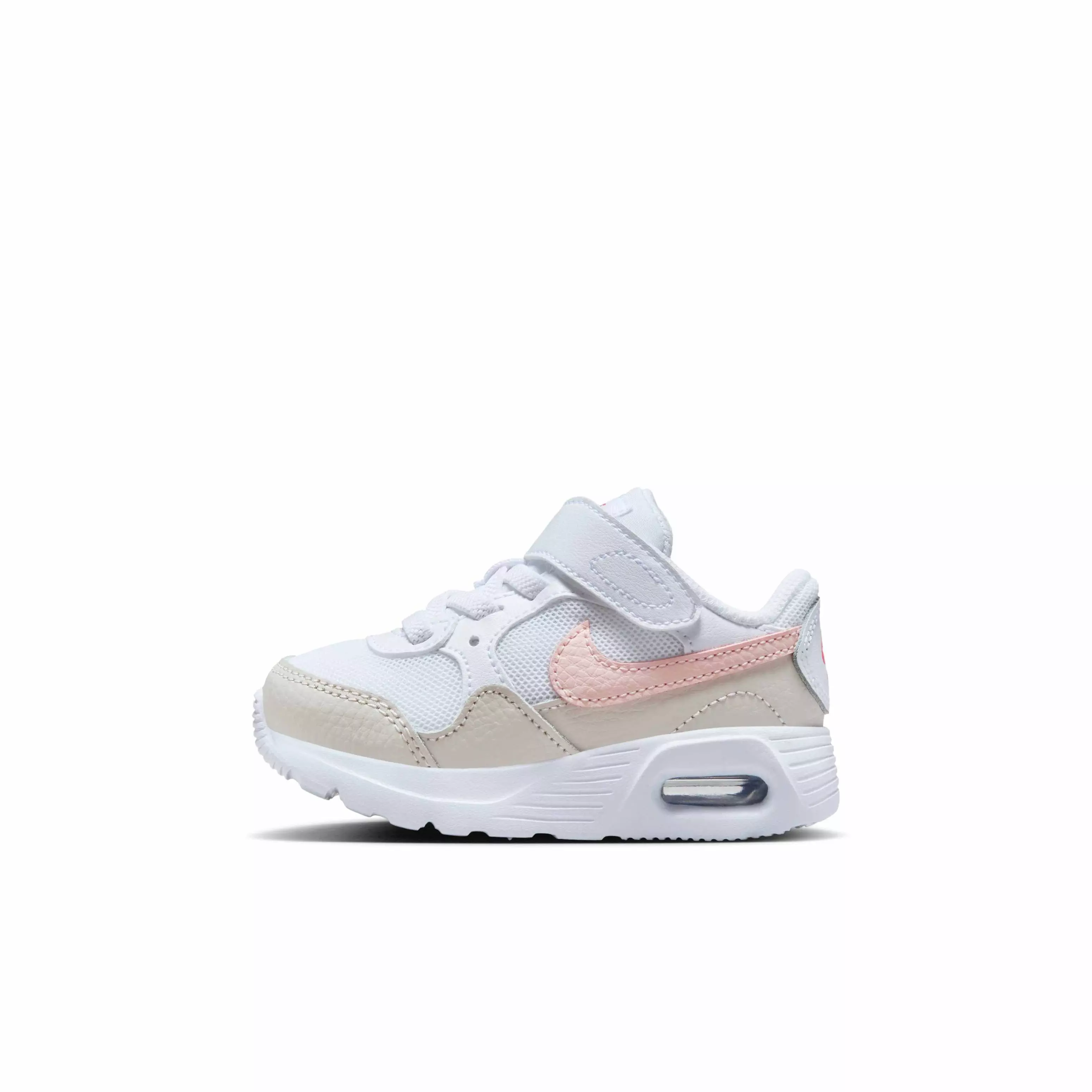 Nike Air Max SC "White/Light Orewood Brown/Ember Glow/Echo Pink" Infant Girls' Shoe - WHITE/LT BROWN/EMBER/PINK