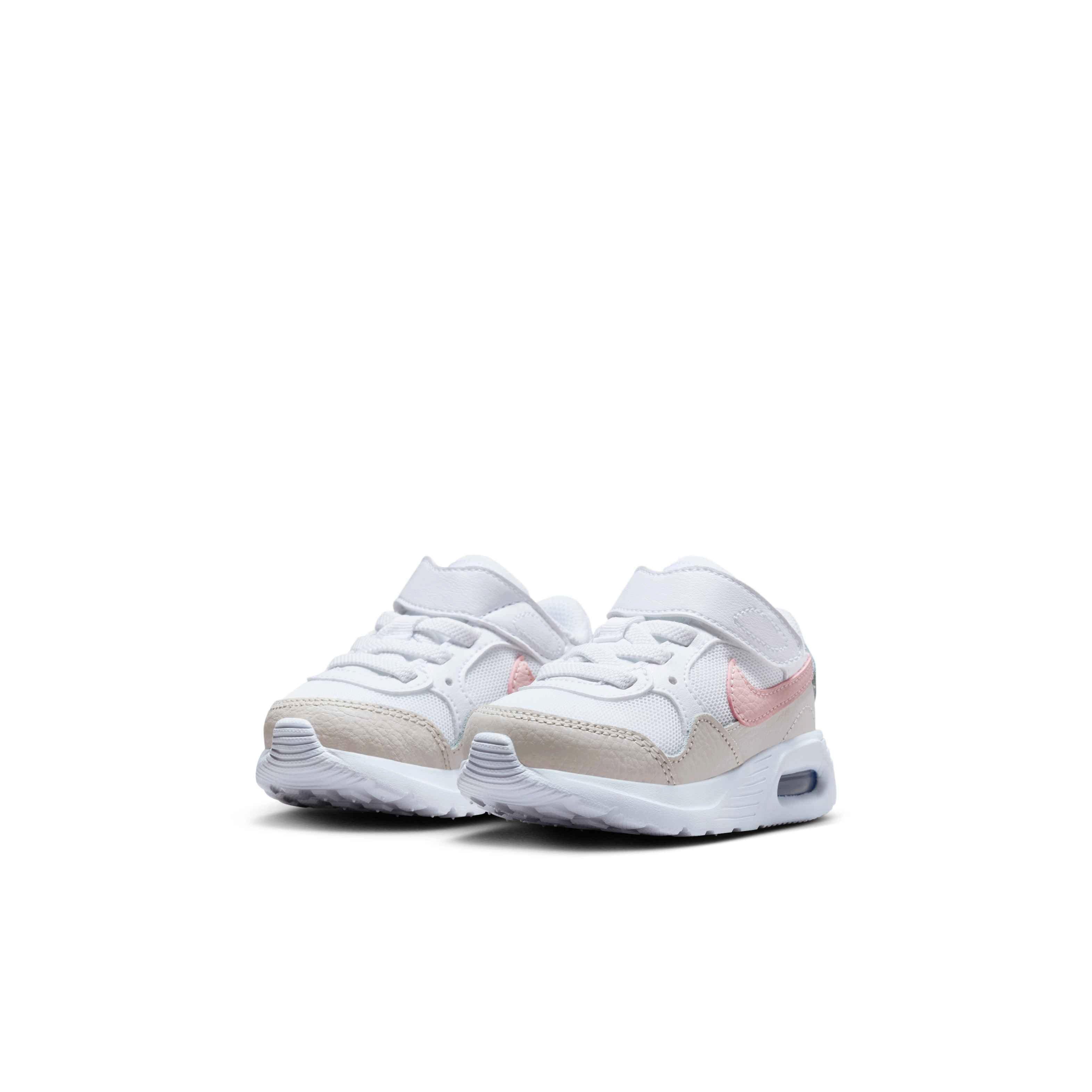 Nike Air Max SC "White/Light Orewood Brown/Ember Glow/Echo Pink" Infant Girls' Shoe - WHITE/LT BROWN/EMBER/PINK Thumbnail View 3