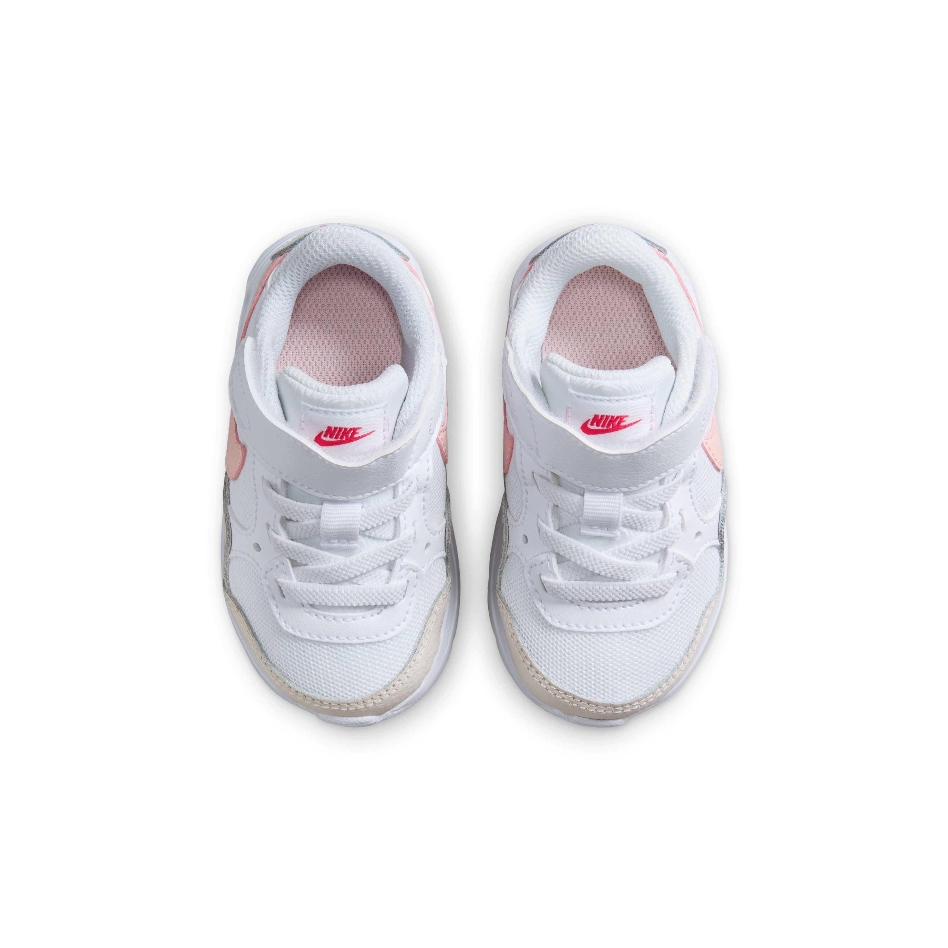 Nike Air Max SC "White/Light Orewood Brown/Ember Glow/Echo Pink" Infant Girls' Shoe - WHITE/LT BROWN/EMBER/PINK Thumbnail View 4
