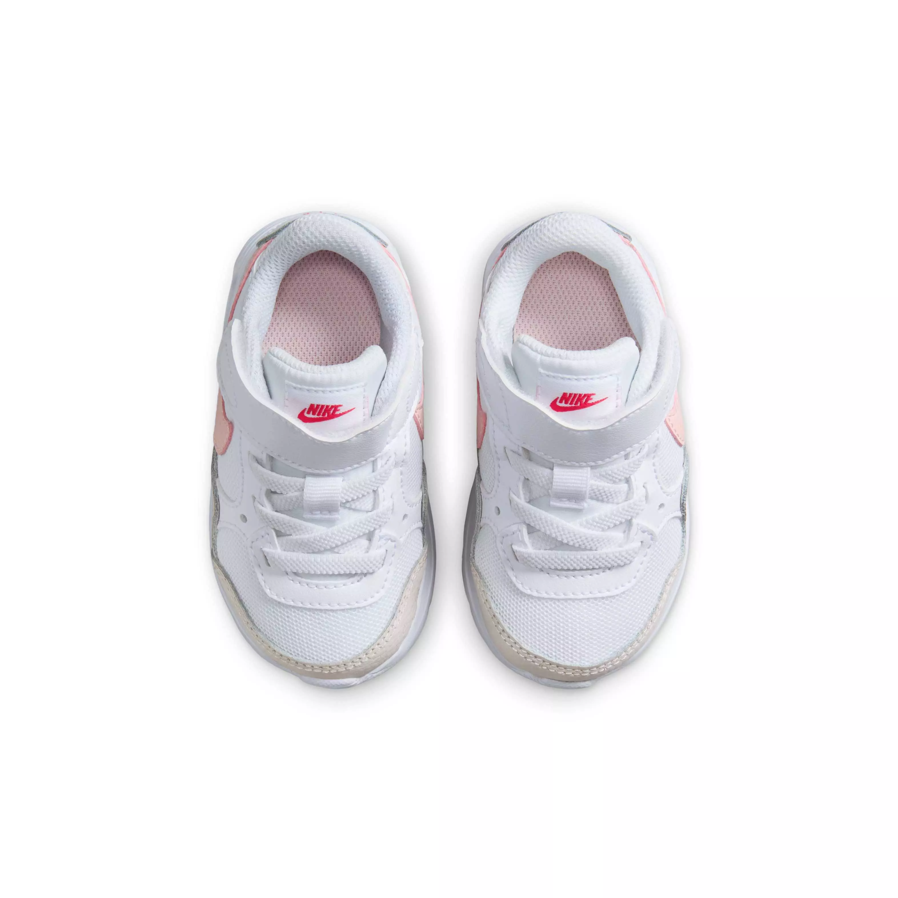 Nike Air Max SC "White/Light Orewood Brown/Ember Glow/Echo Pink" Infant Girls' Shoe - WHITE/LT BROWN/EMBER/PINK