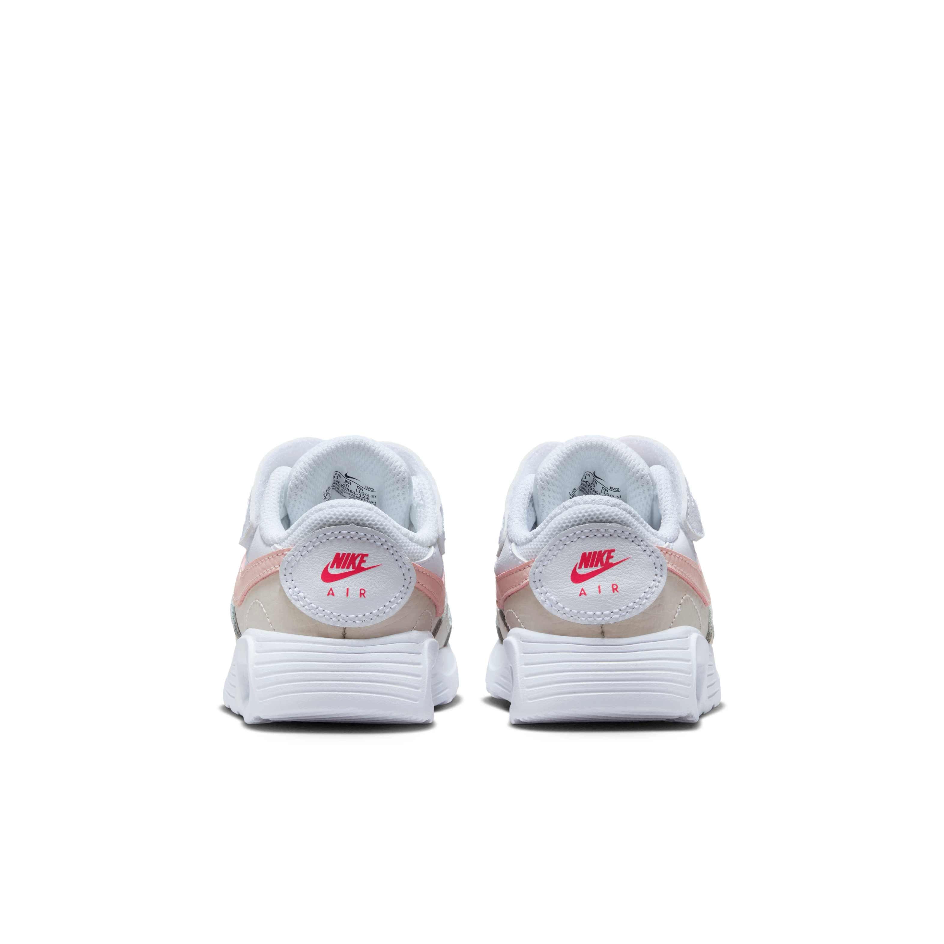 Nike Air Max SC "White/Light Orewood Brown/Ember Glow/Echo Pink" Infant Girls' Shoe - WHITE/LT BROWN/EMBER/PINK Thumbnail View 5