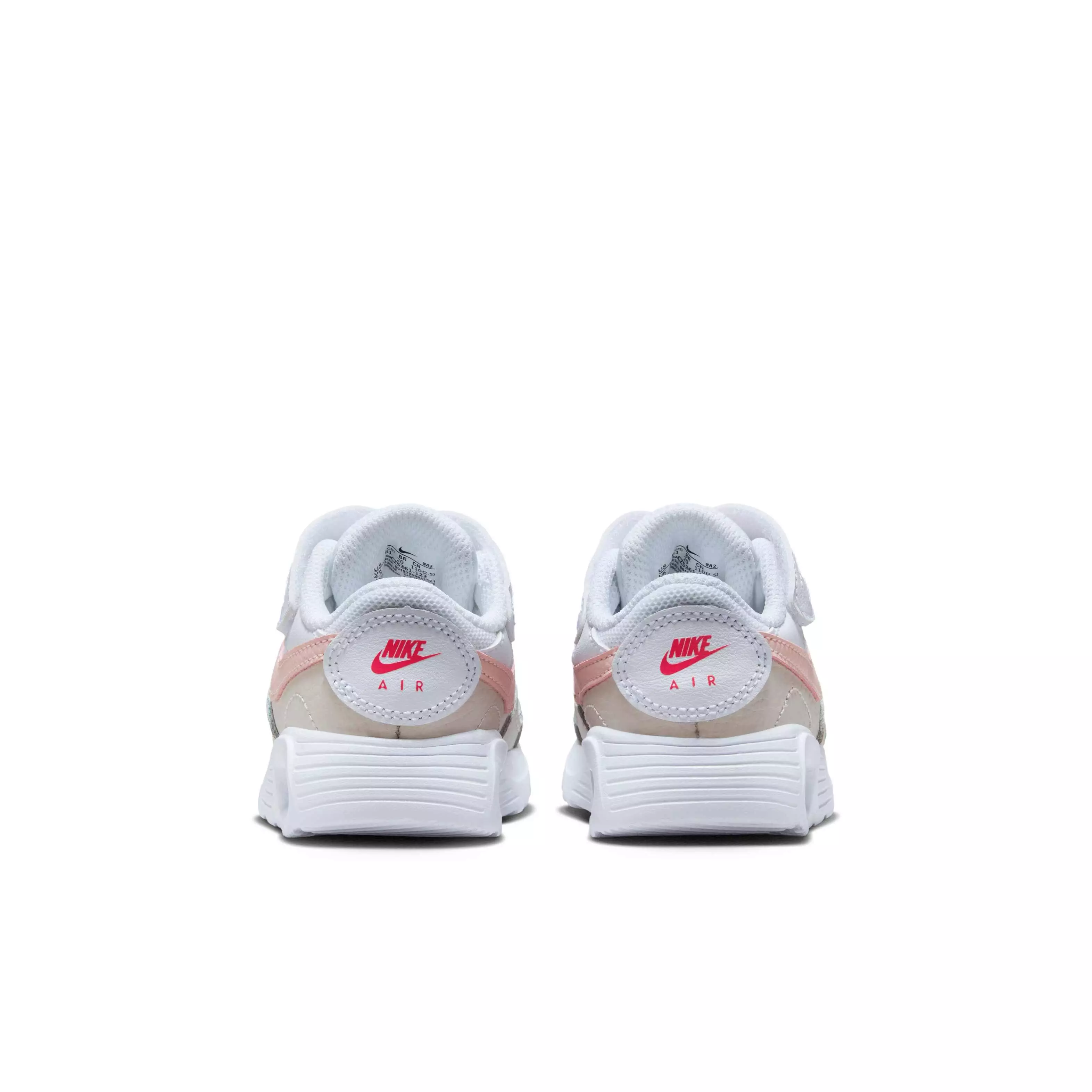 Nike Air Max SC "White/Light Orewood Brown/Ember Glow/Echo Pink" Infant Girls' Shoe - WHITE/LT BROWN/EMBER/PINK