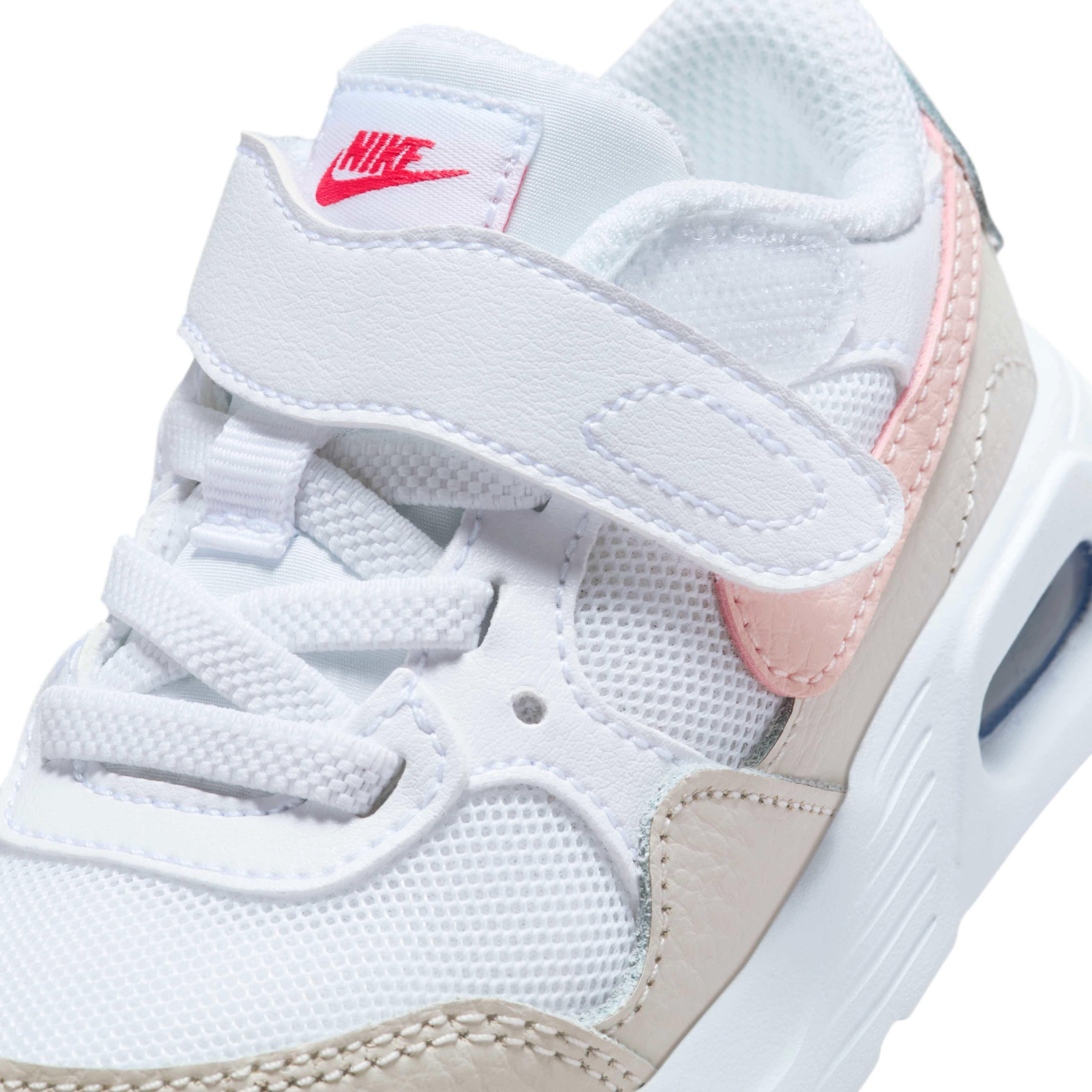 Nike Air Max SC "White/Light Orewood Brown/Ember Glow/Echo Pink" Infant Girls' Shoe - WHITE/LT BROWN/EMBER/PINK Thumbnail View 7