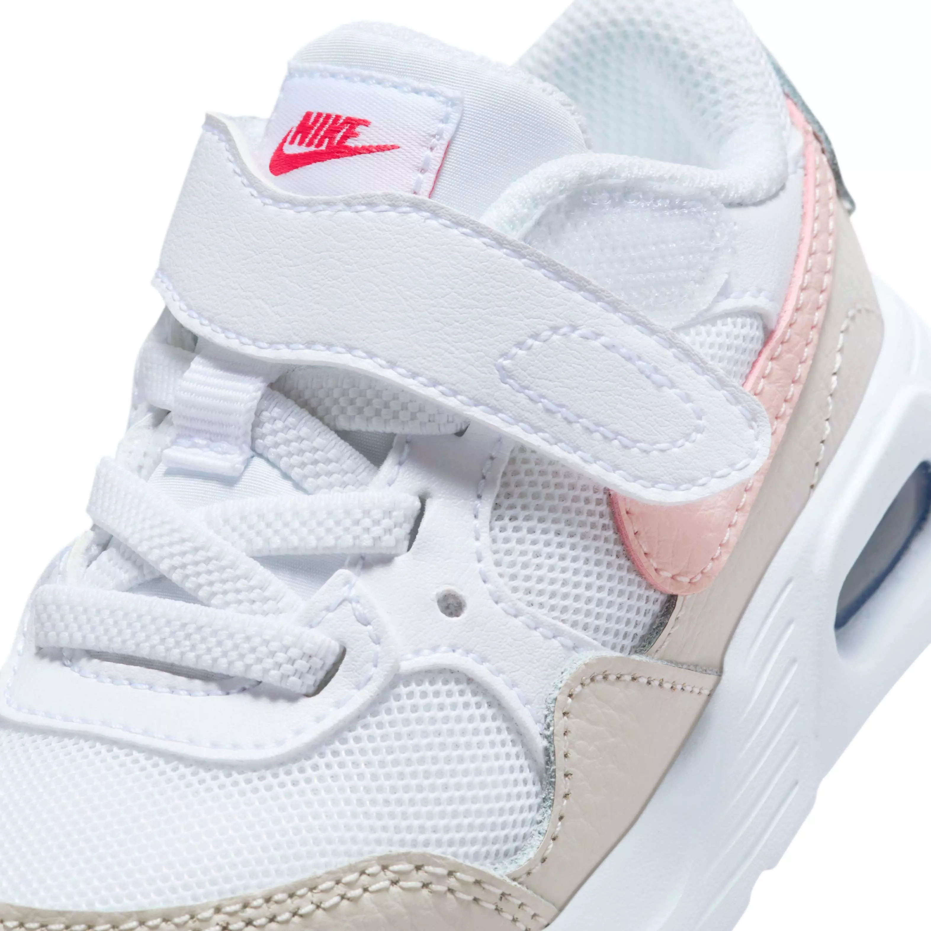 Nike Air Max SC "White/Light Orewood Brown/Ember Glow/Echo Pink" Infant Girls' Shoe - WHITE/LT BROWN/EMBER/PINK